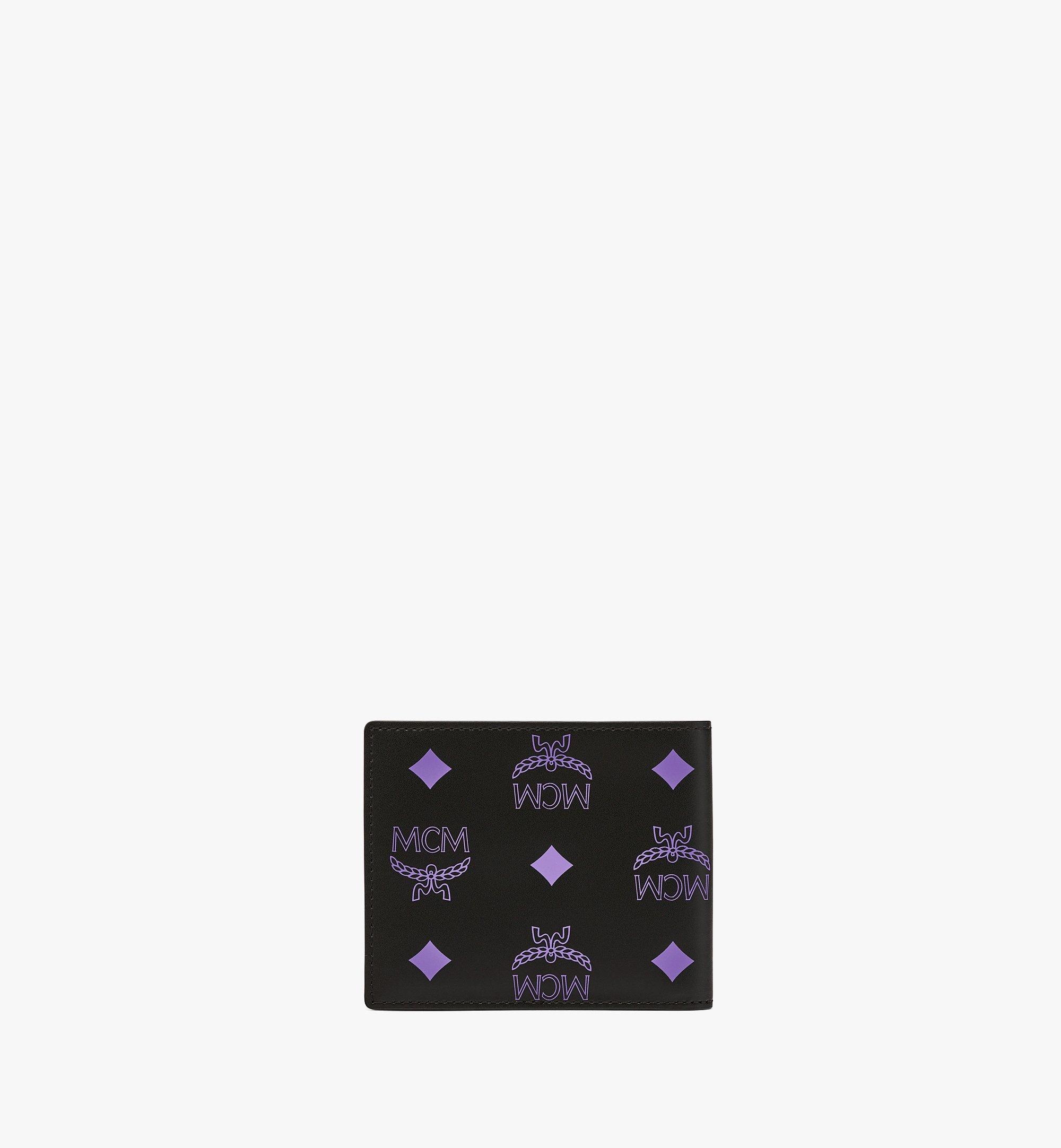 Bifold Wallet in Color Splash Logo Leather - 4
