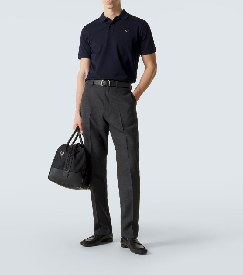 Prada Cotton piqué polo shirt outlook