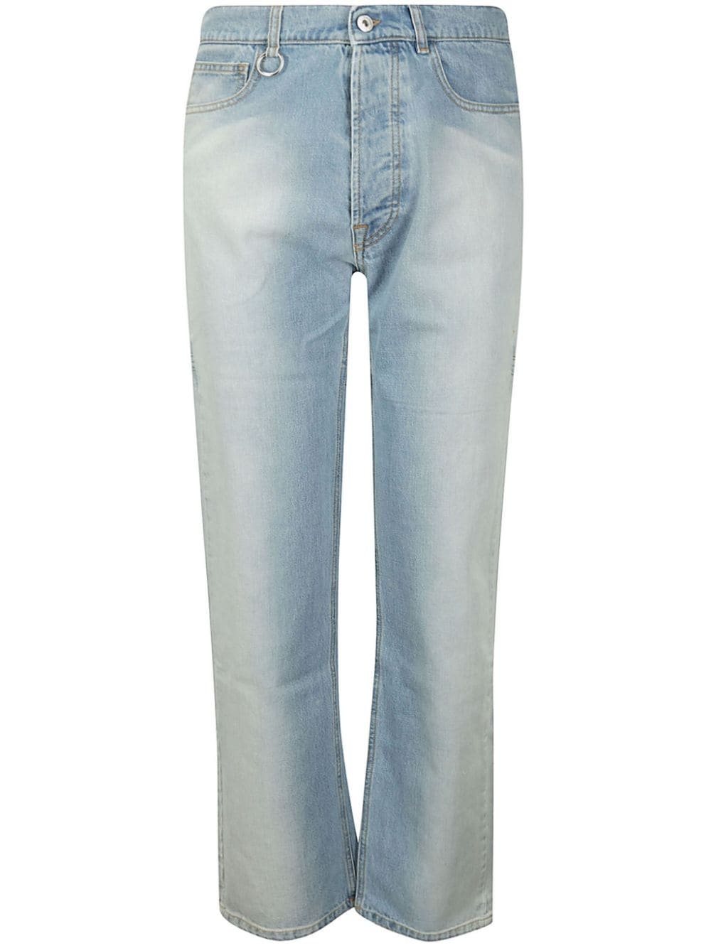 logo-patch denim jeans - 1