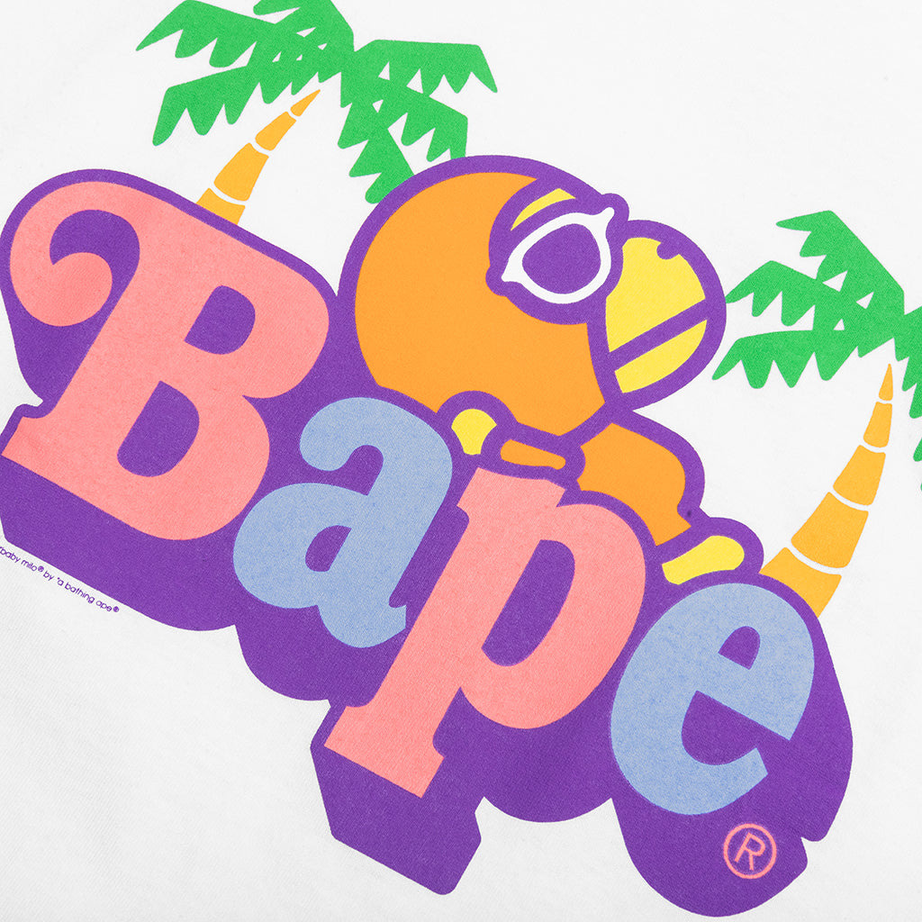 COLORS MILO ON BAPE SUMMER TEE - WHITE - 3