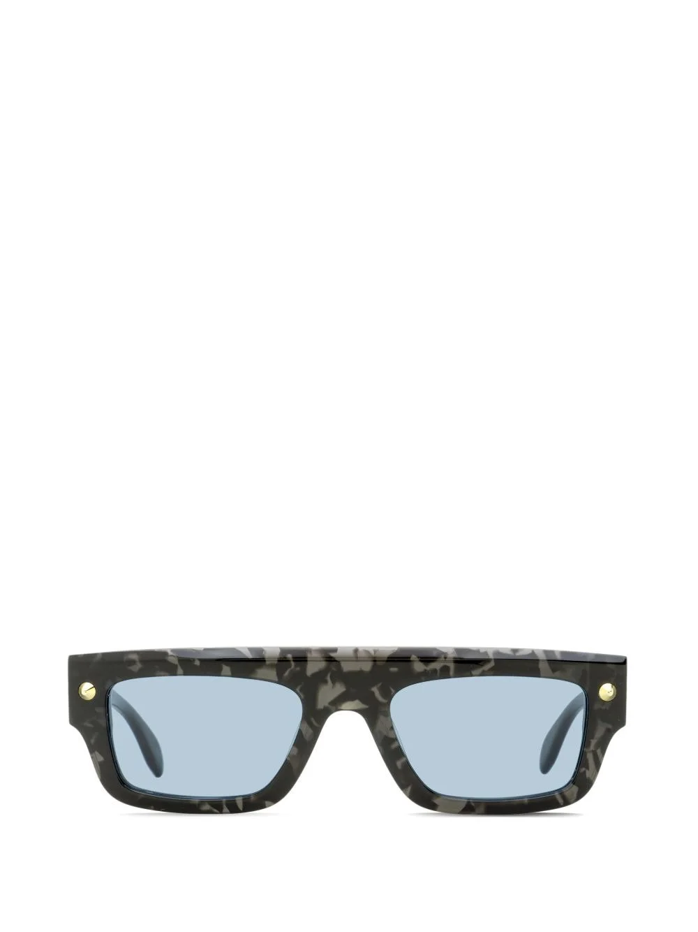 stud-embellished rectangle-frame sunglasses - 1