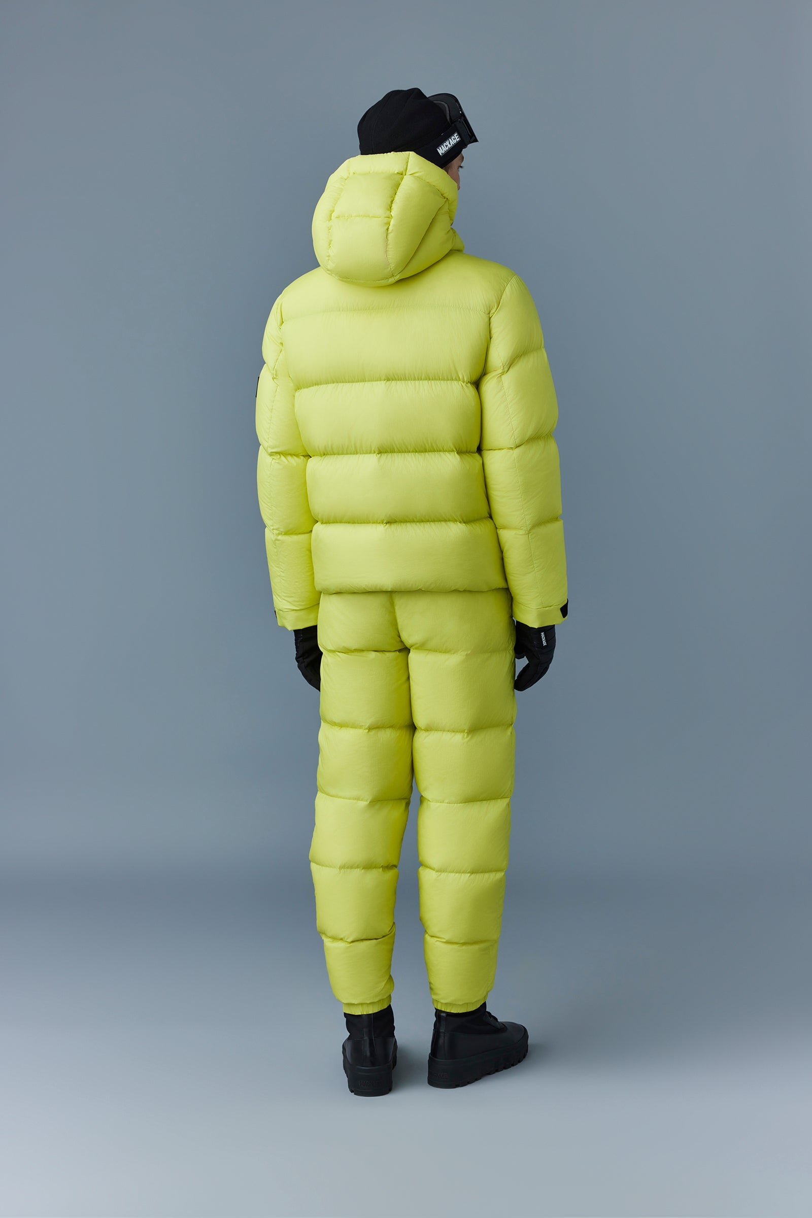 KENJI Down ski jacket with asymmetrical zip closure - 5