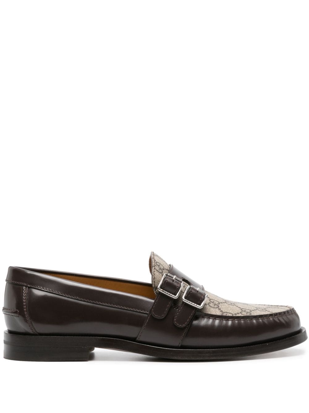 GG Supreme leather loafers - 1