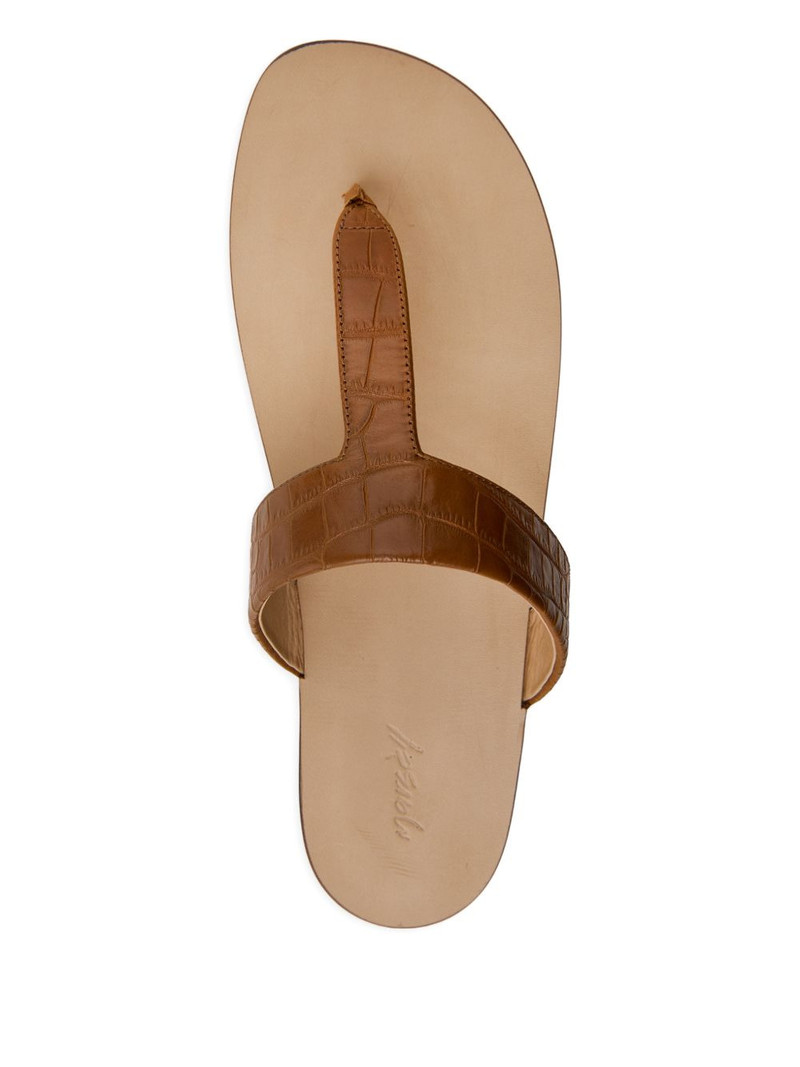 Sottile croc-effect T-bar sandals 3