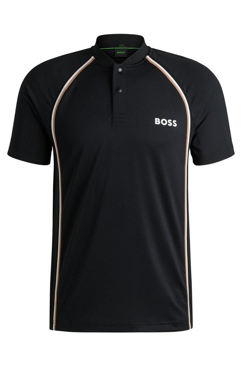ACTIVE SLIM-FIT POLO SHIRT IN SUPER-STRETCH MESH 1