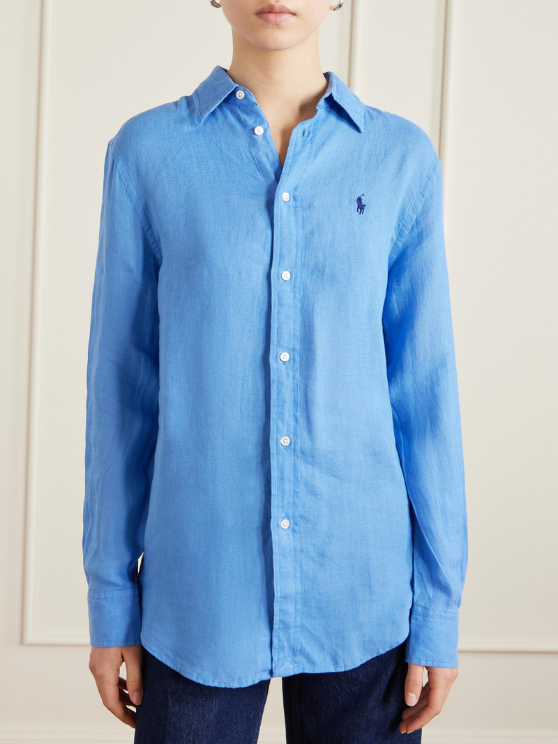 Embroidered Linen Shirt 4