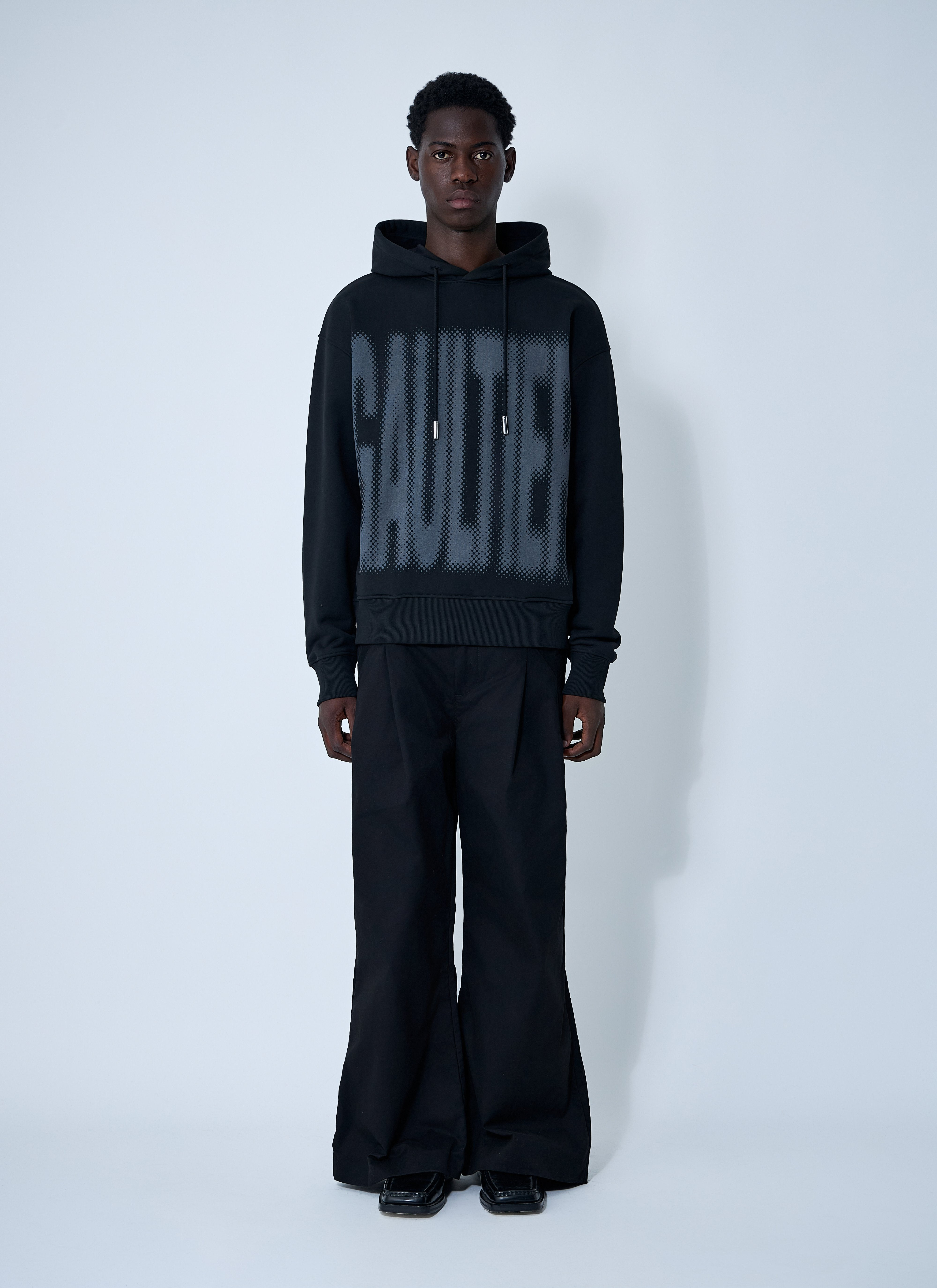 Jean Paul Gaultier Men Logo Motif Hooded Sweatshirt - 2