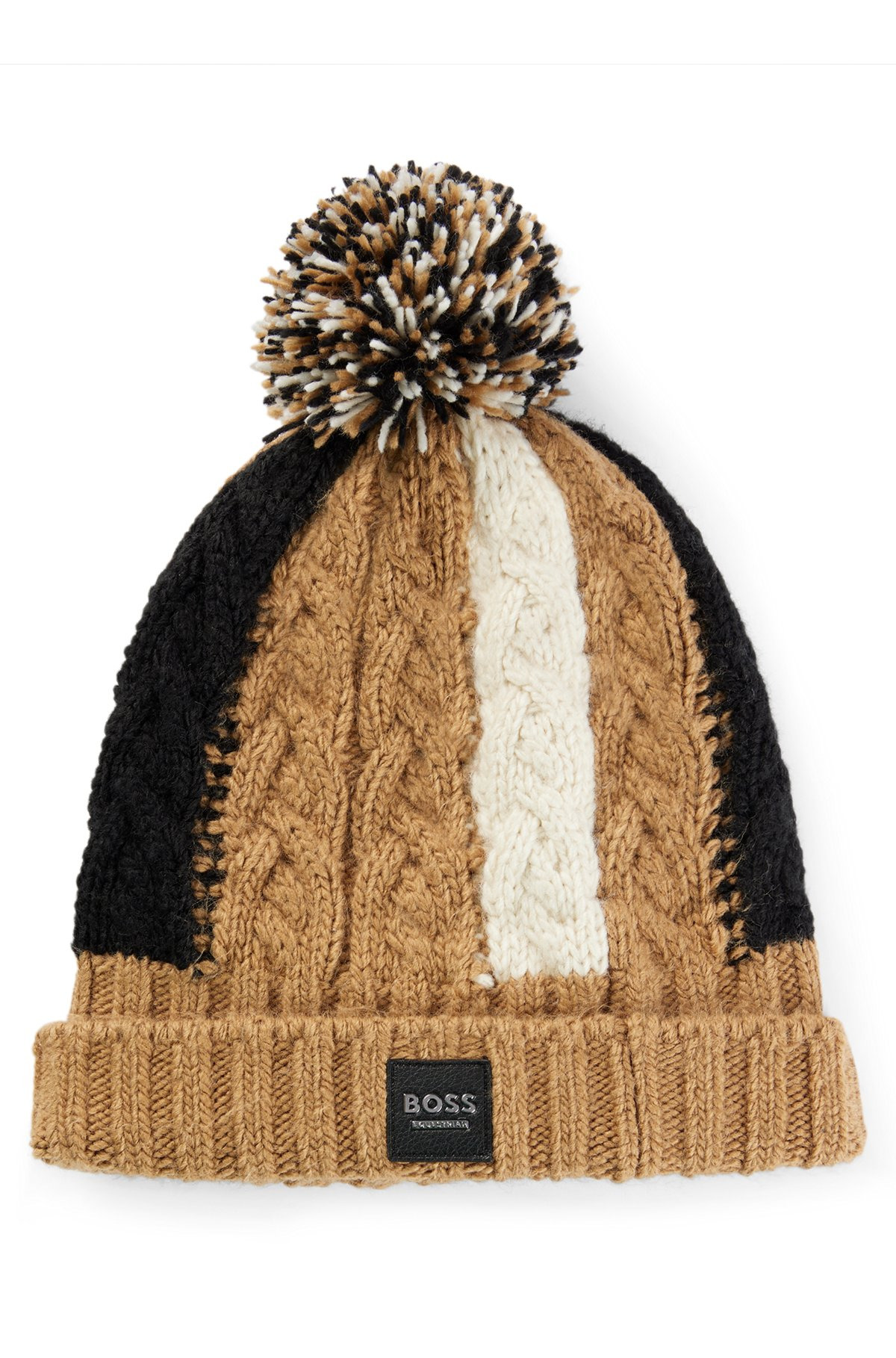 EQUESTRIAN LIGHTWEIGHT BOBBLE HAT IN SIGNATURE COLORS - 1