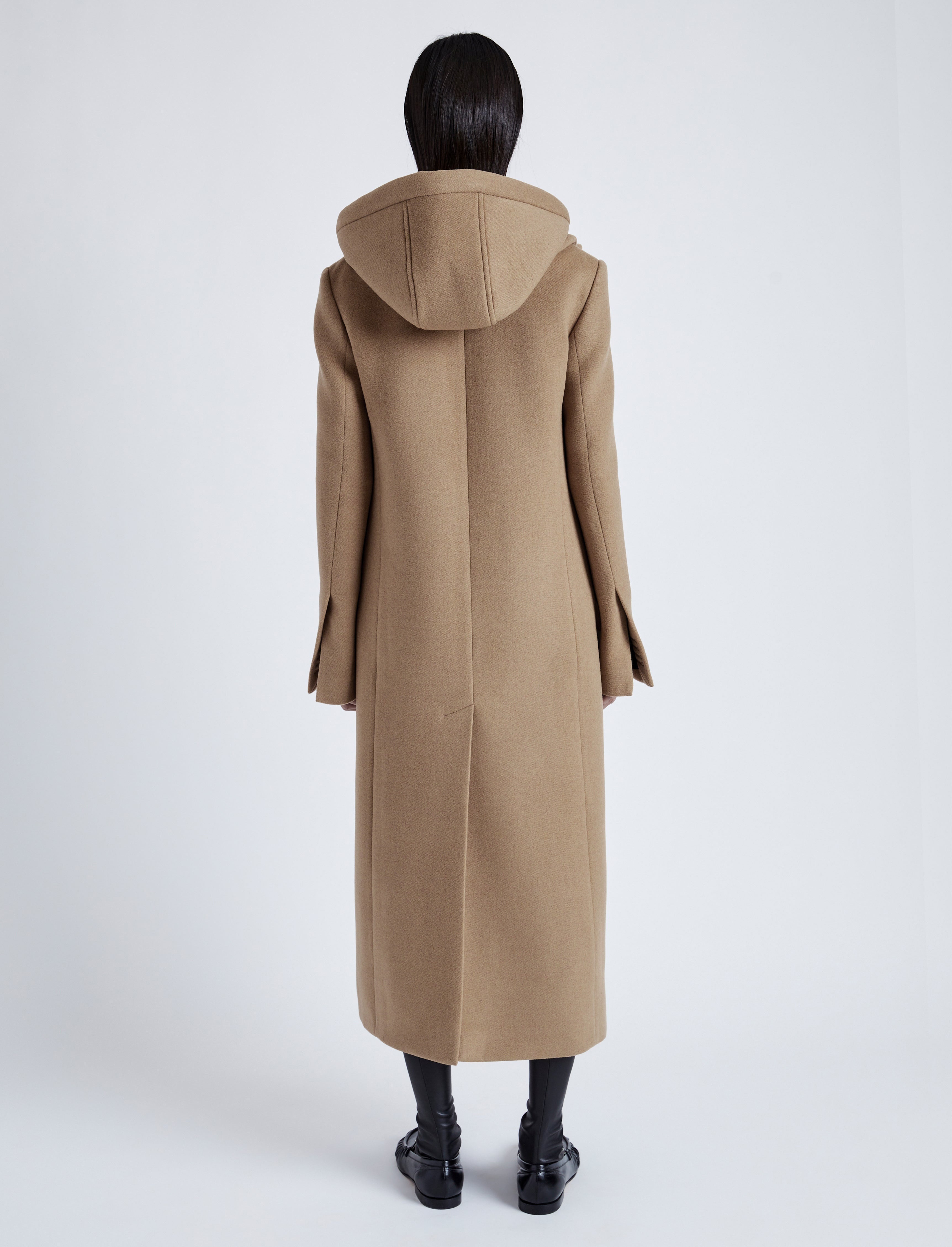 Reed Coat in Brushed Melange Wool - 6