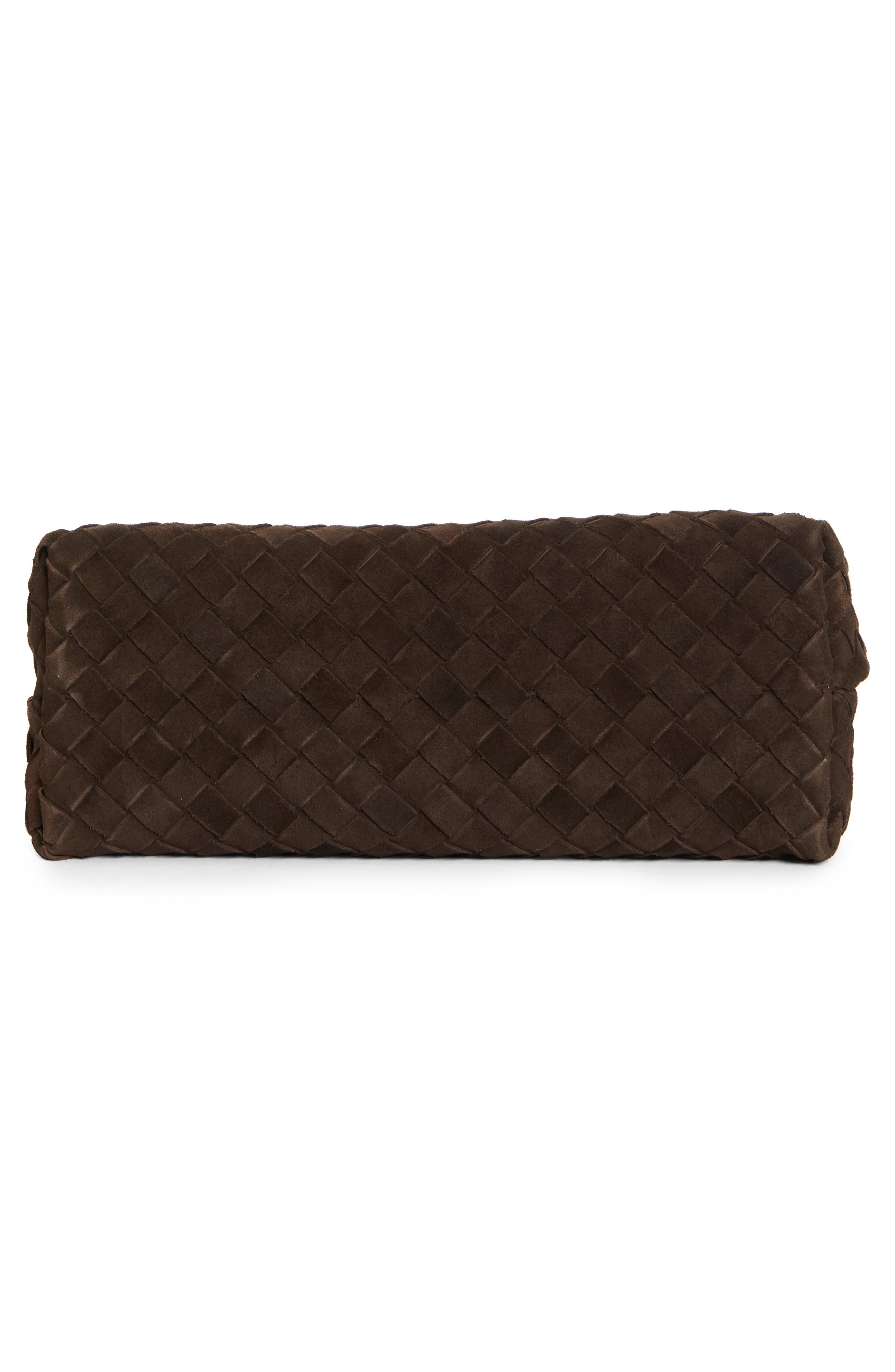 Bottega Veneta Medium Andiamo Intrecciato Suede Shoulder Bag in 2272 Fondant-M Brass-Fond at Nordstr - 8