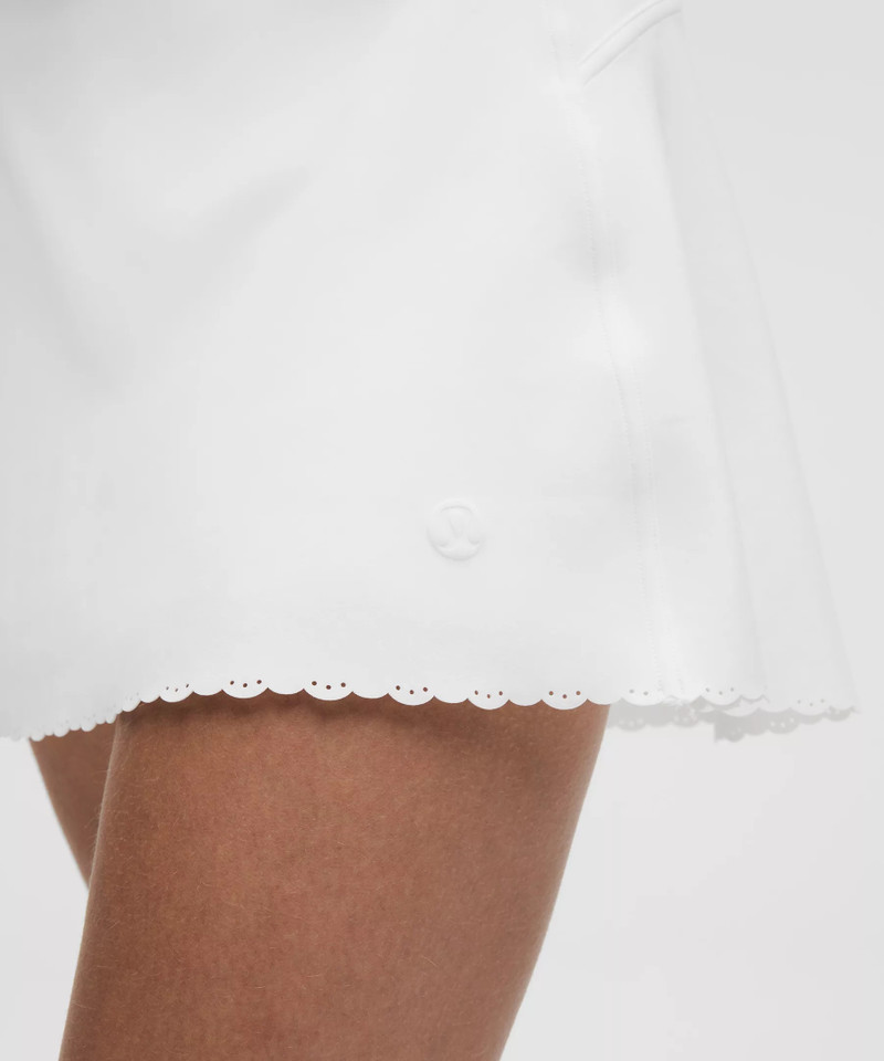 Scallop-Hem 고층 테니스 스커트 5