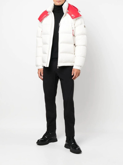 Moncler feather-down padded puffer jacket outlook