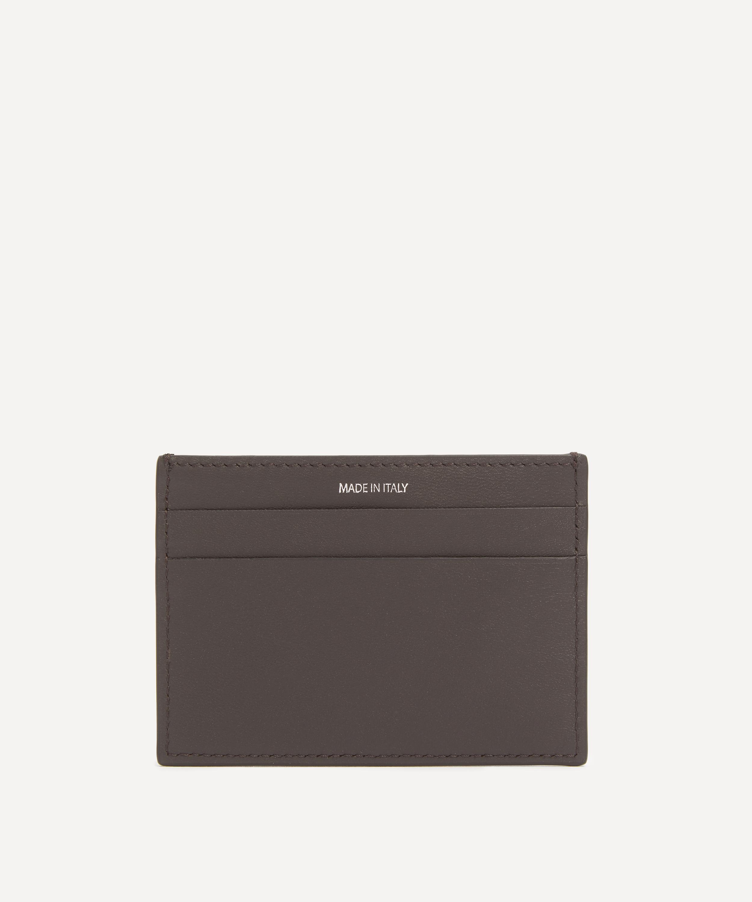 Shadow Stripe Leather Cardholder - 3