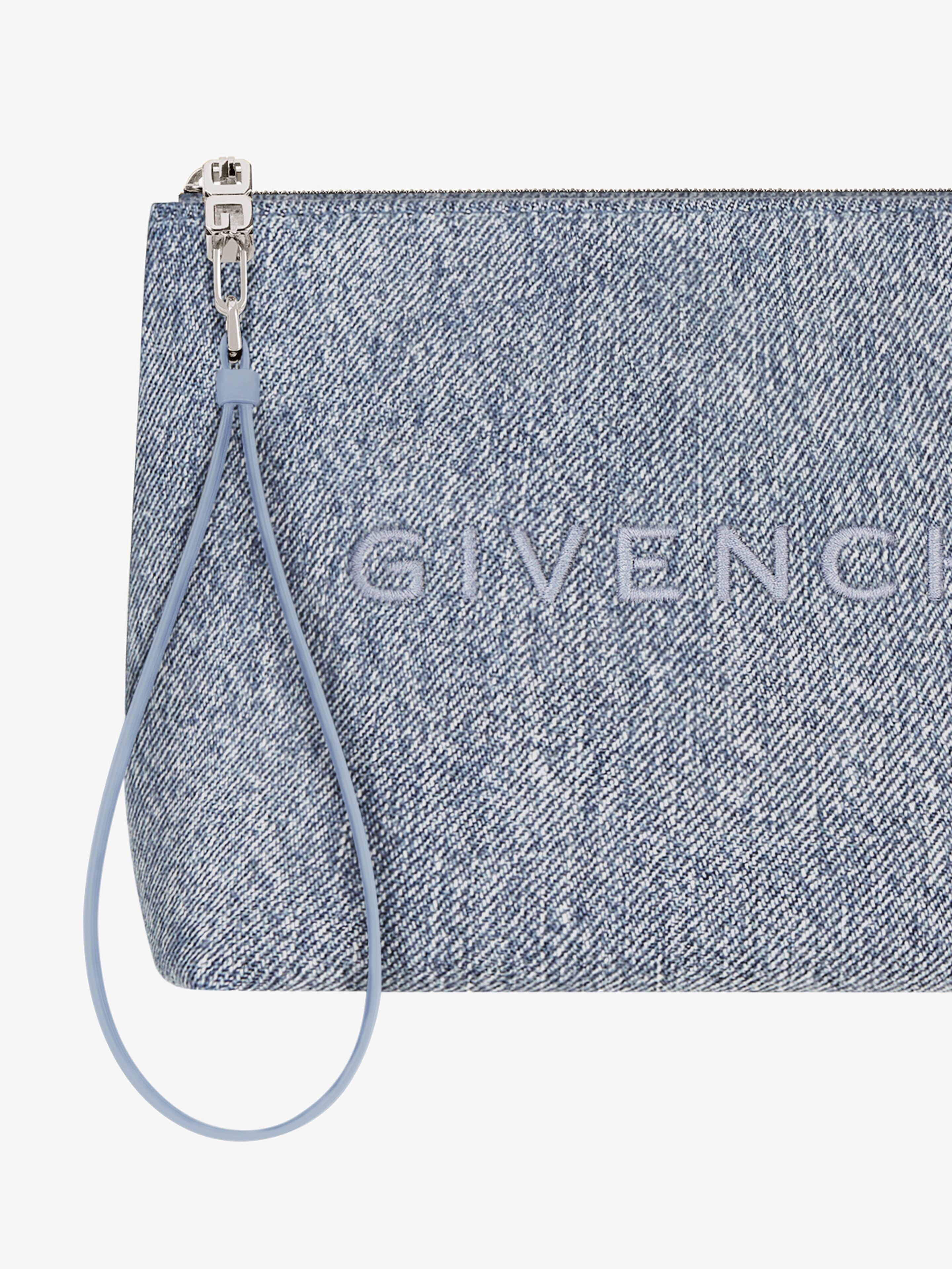 GIVENCHY TRAVEL POUCH IN DENIM - 4