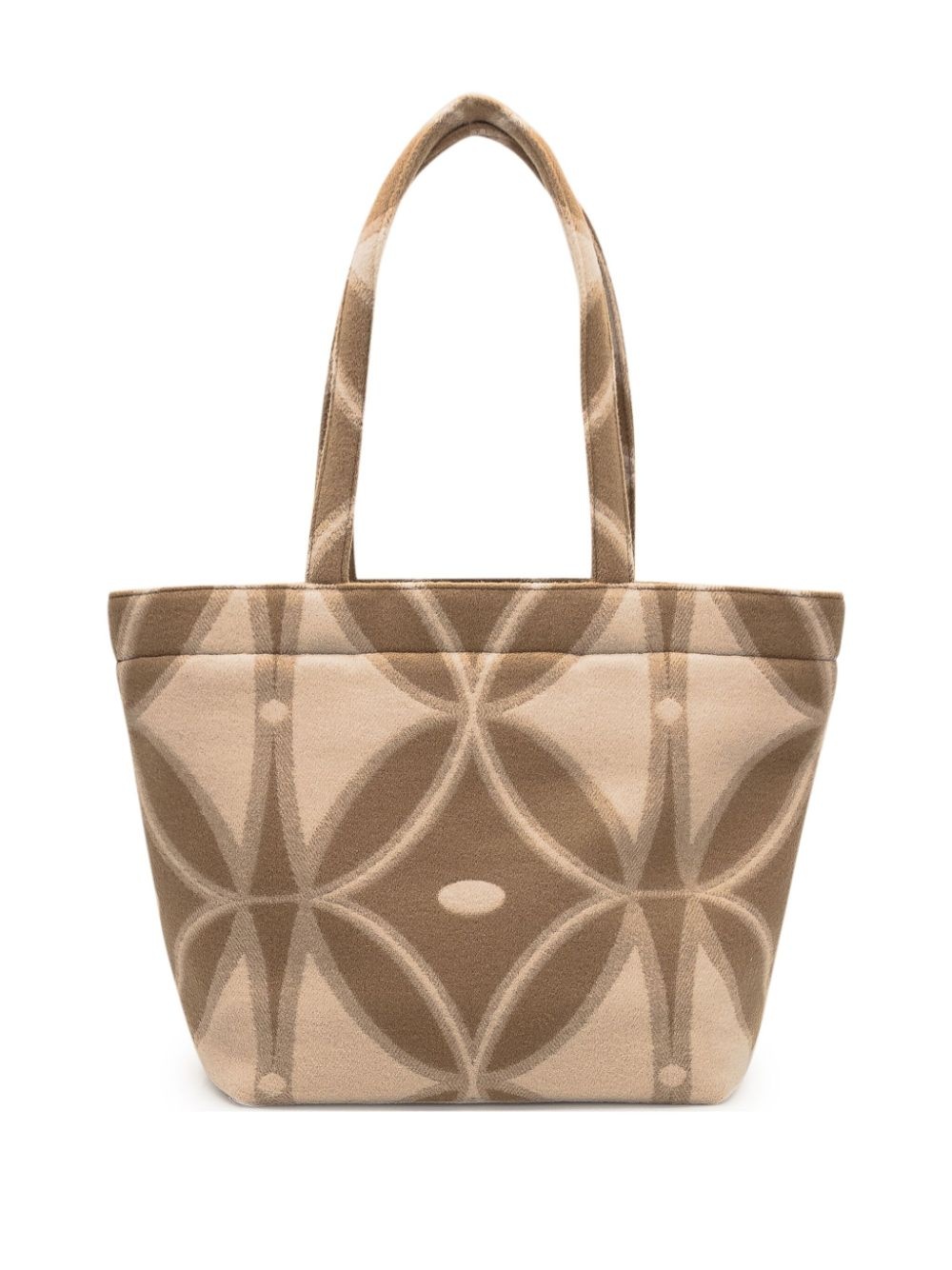logo-embroidered tote bag - 2