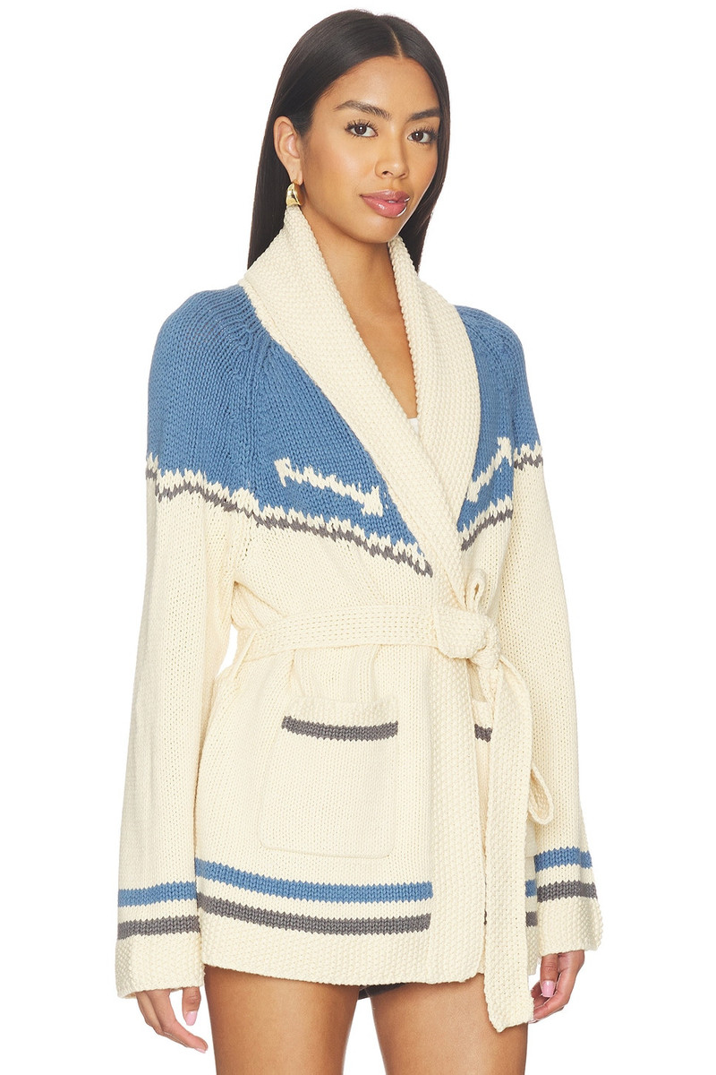 THE GREAT. The Western Riding Cardigan Sweater X Stetson Collab outlook