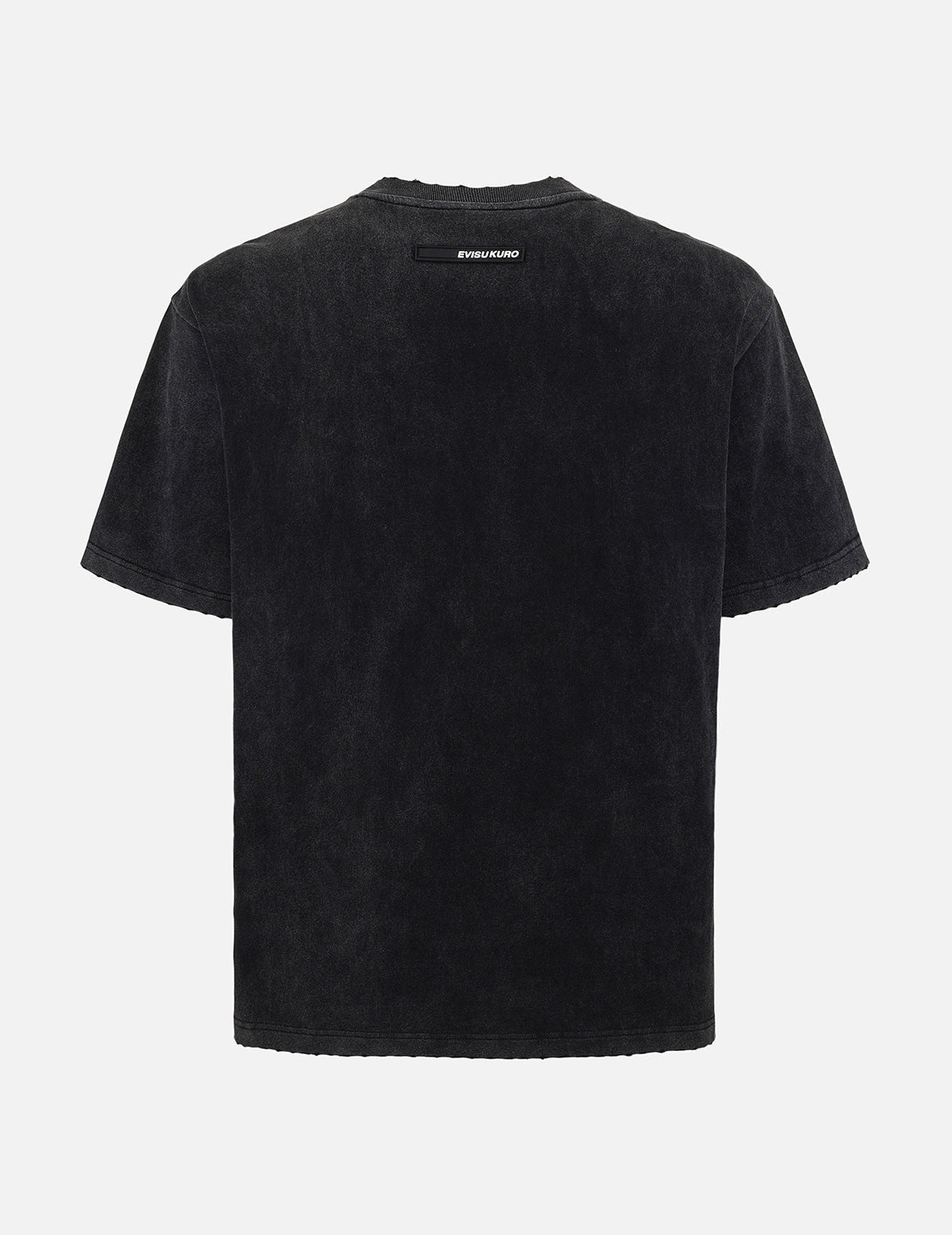 Logo Embroidery Regular Fit Acid-Wash T-Shirt - 2