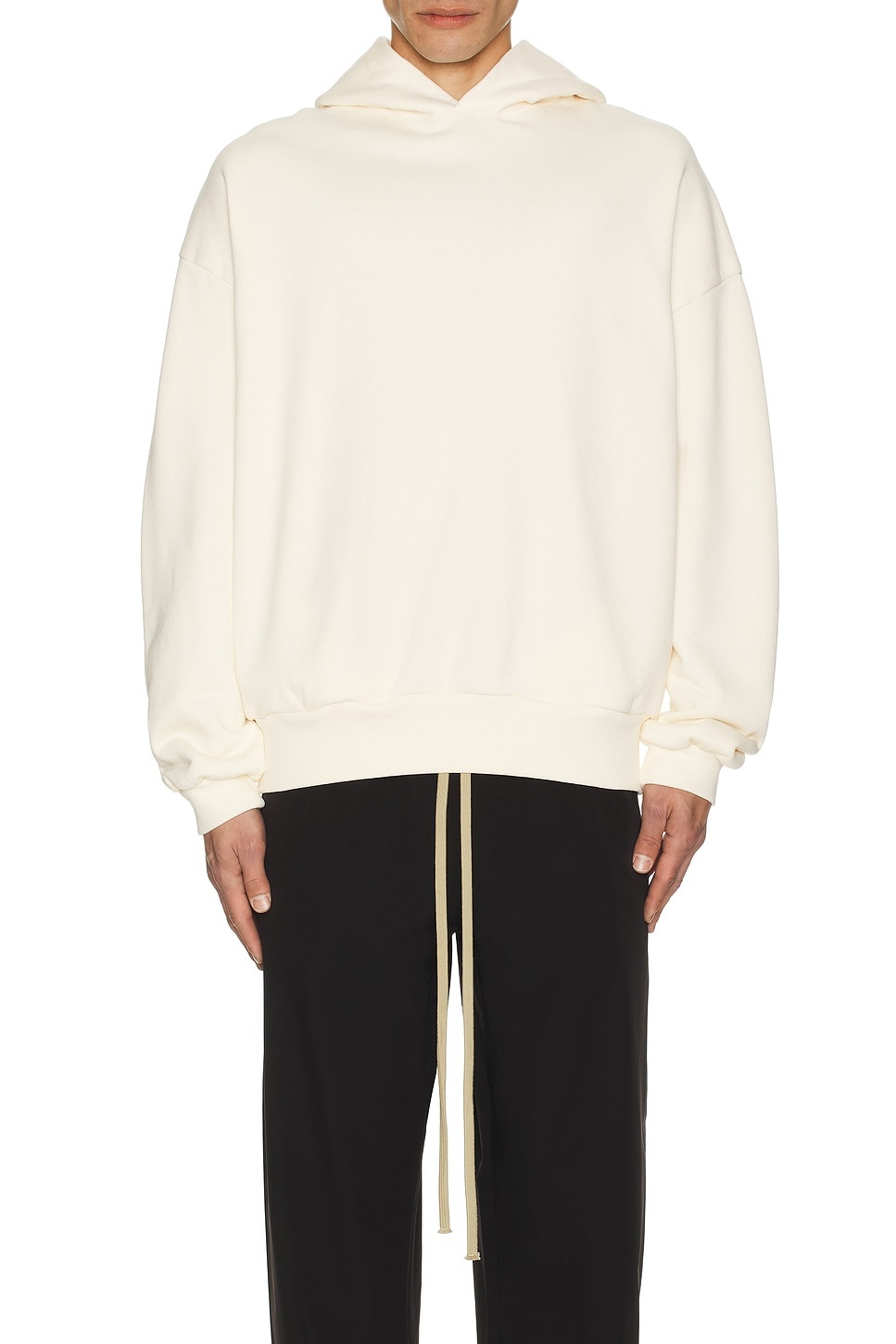 Overlapped 8 Black Print Hoodie - 4