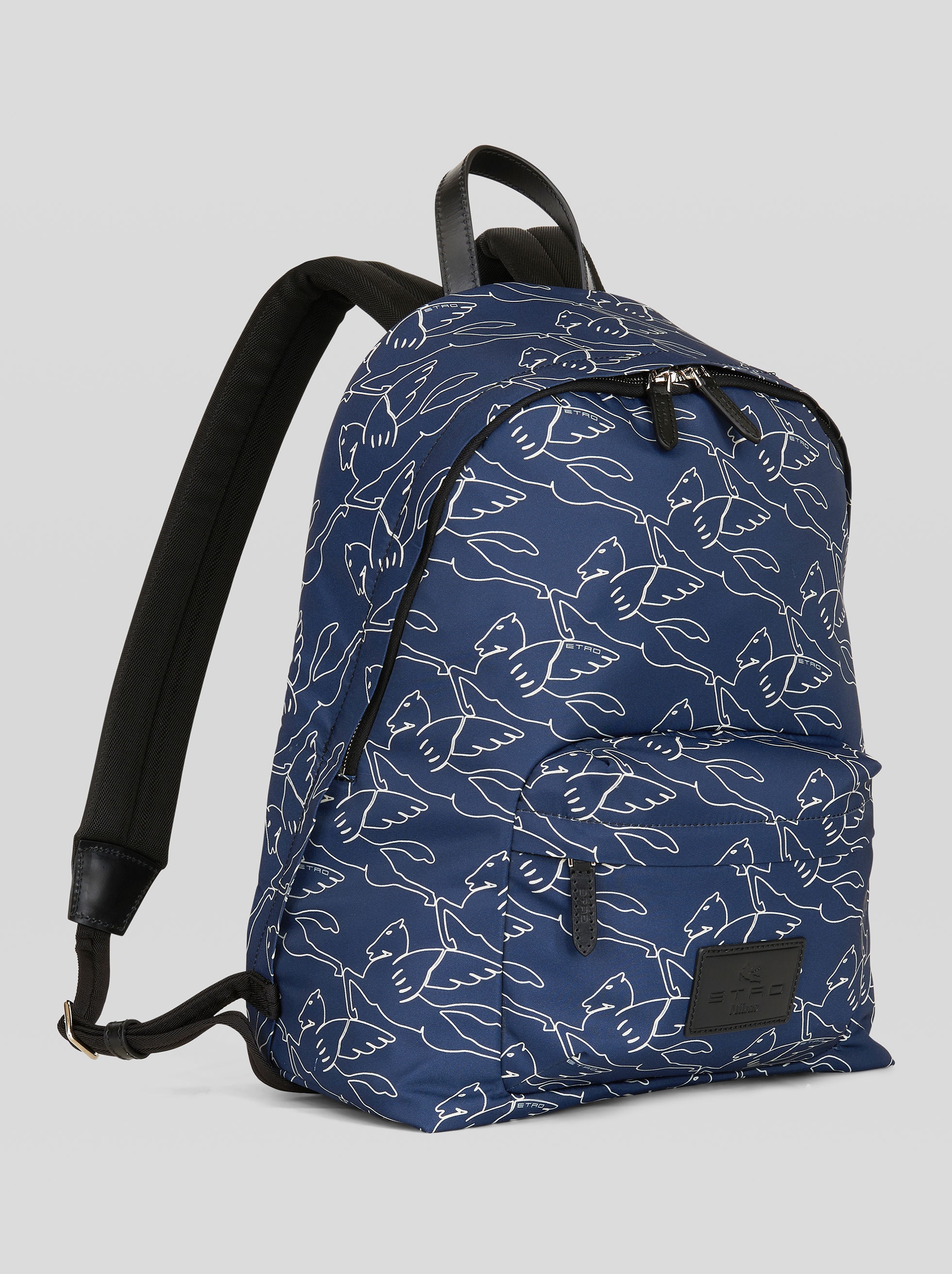 PEGASO PRINT NYLON BACKPACK - 5