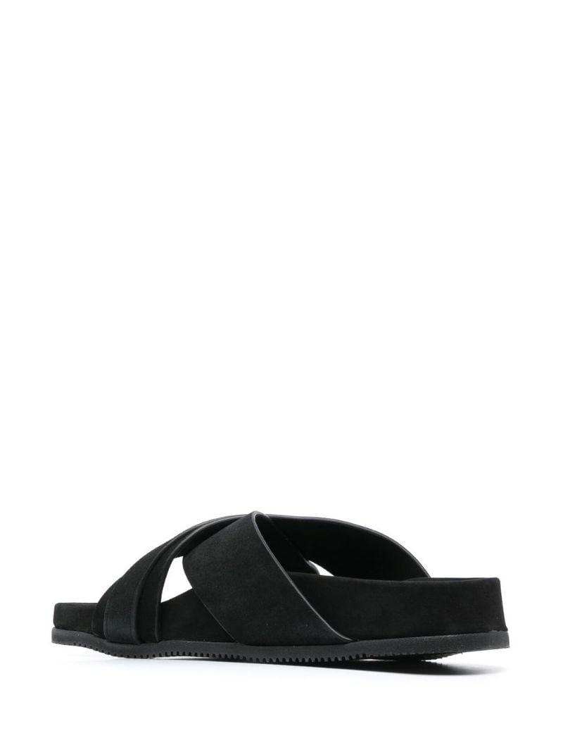 TOM FORD suede logo-stamp slides | REVERSIBLE