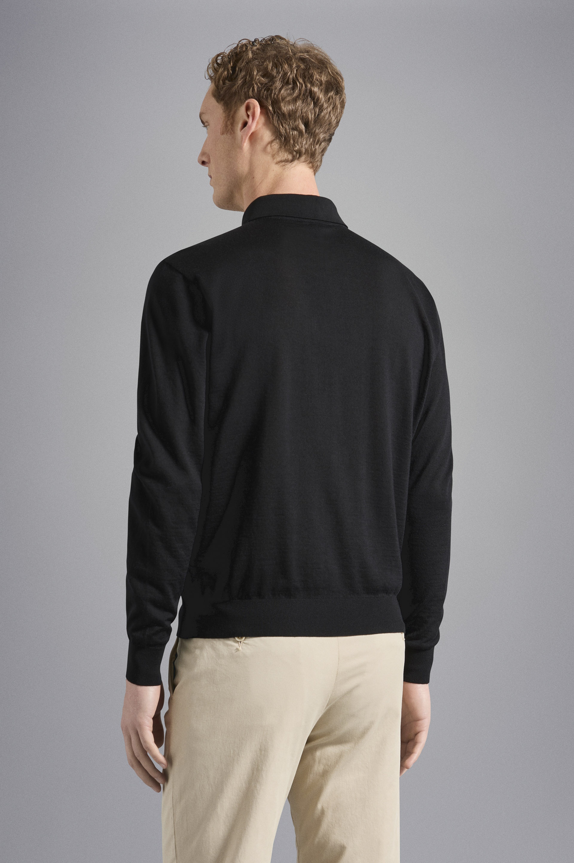 EXTRA FINE WINTER-SUMMER MERINO WOOL POLO - 3