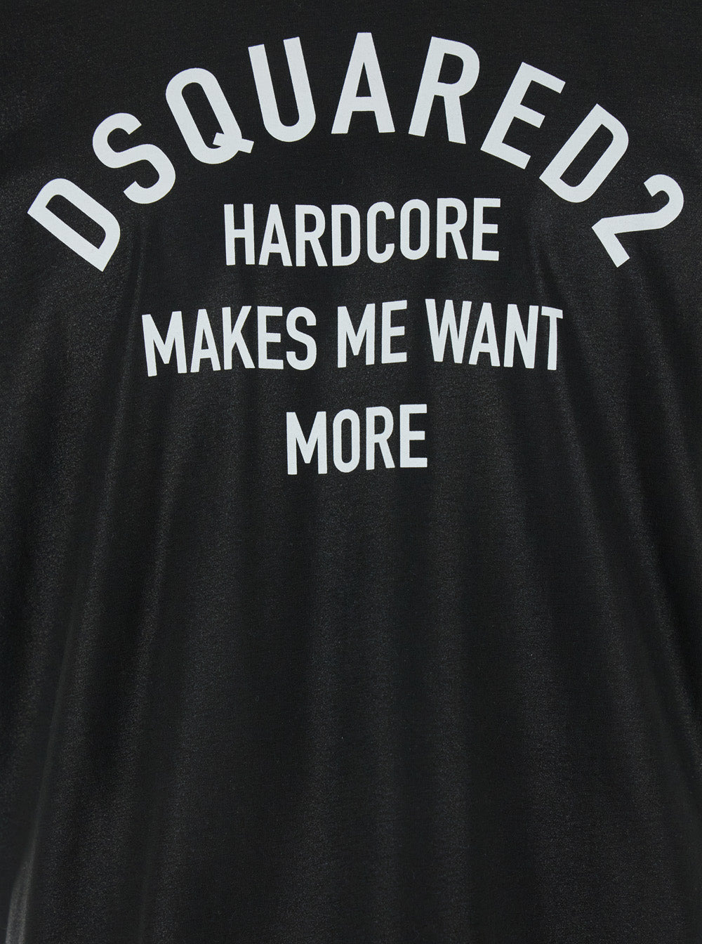 Dsquared2 Men Black Crewneck T-Shirt With Logo Printed On The Front In Cotton Man - 3