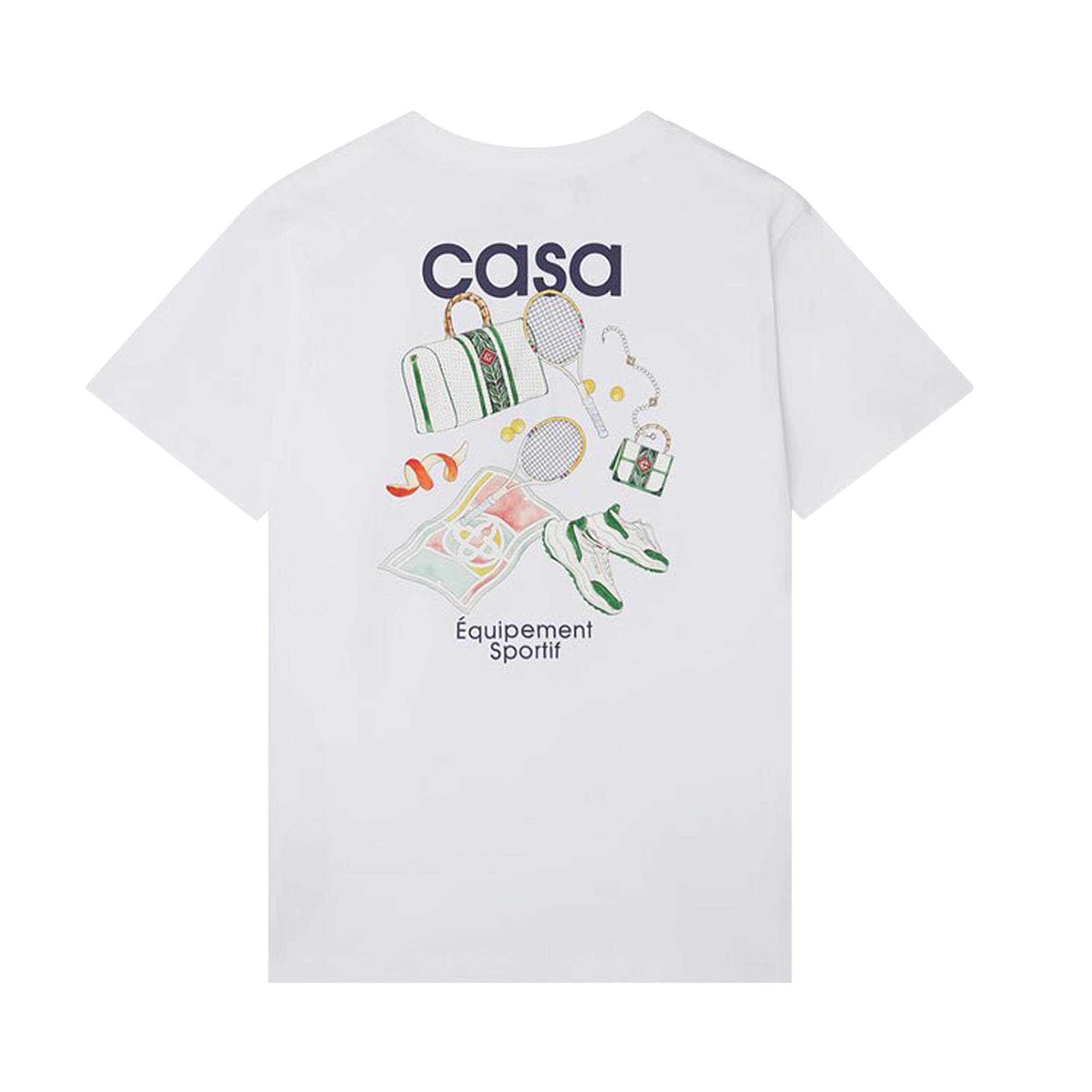 Casablanca Equipement Sportif T-Shirt 'White' - 2