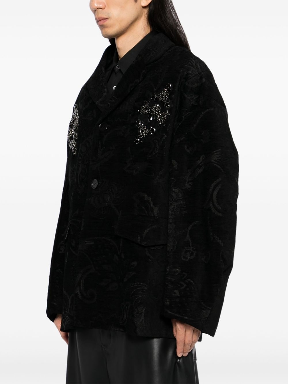 embellished blazer - 3