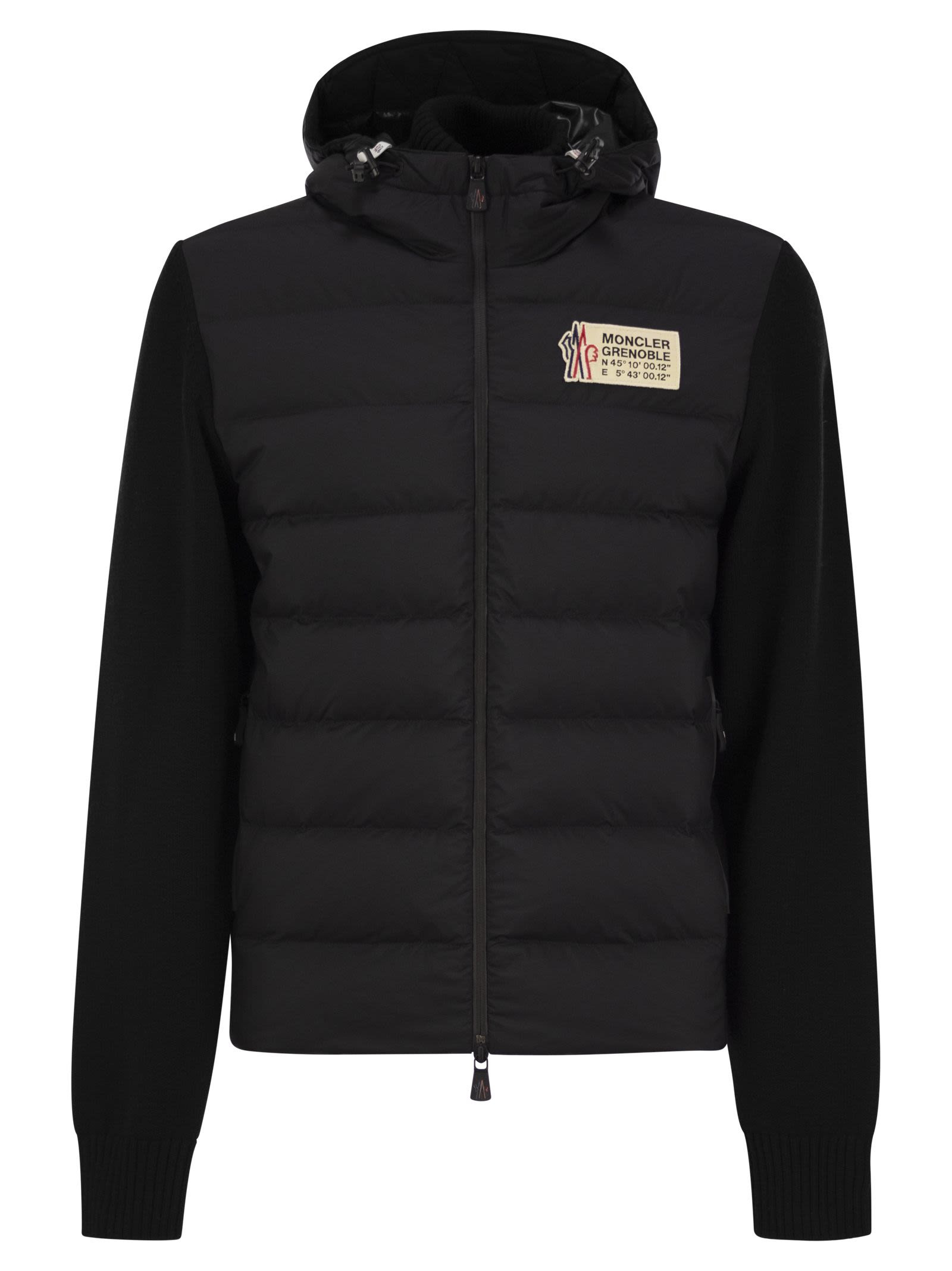 Moncler Grenoble Men Padded Sweatshirt With Zip - 1