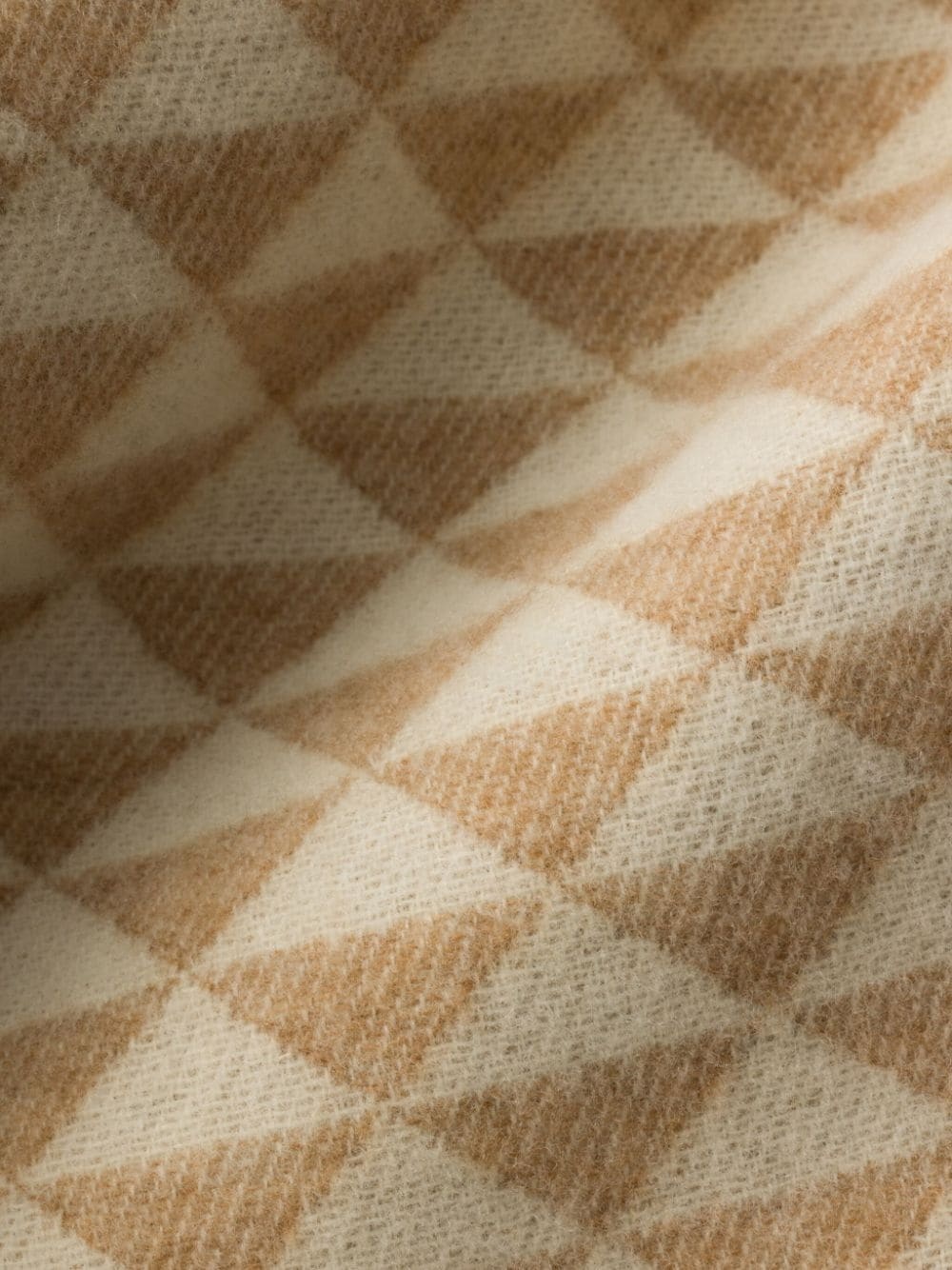 jacquard-logo wool-cashmere stole - 2