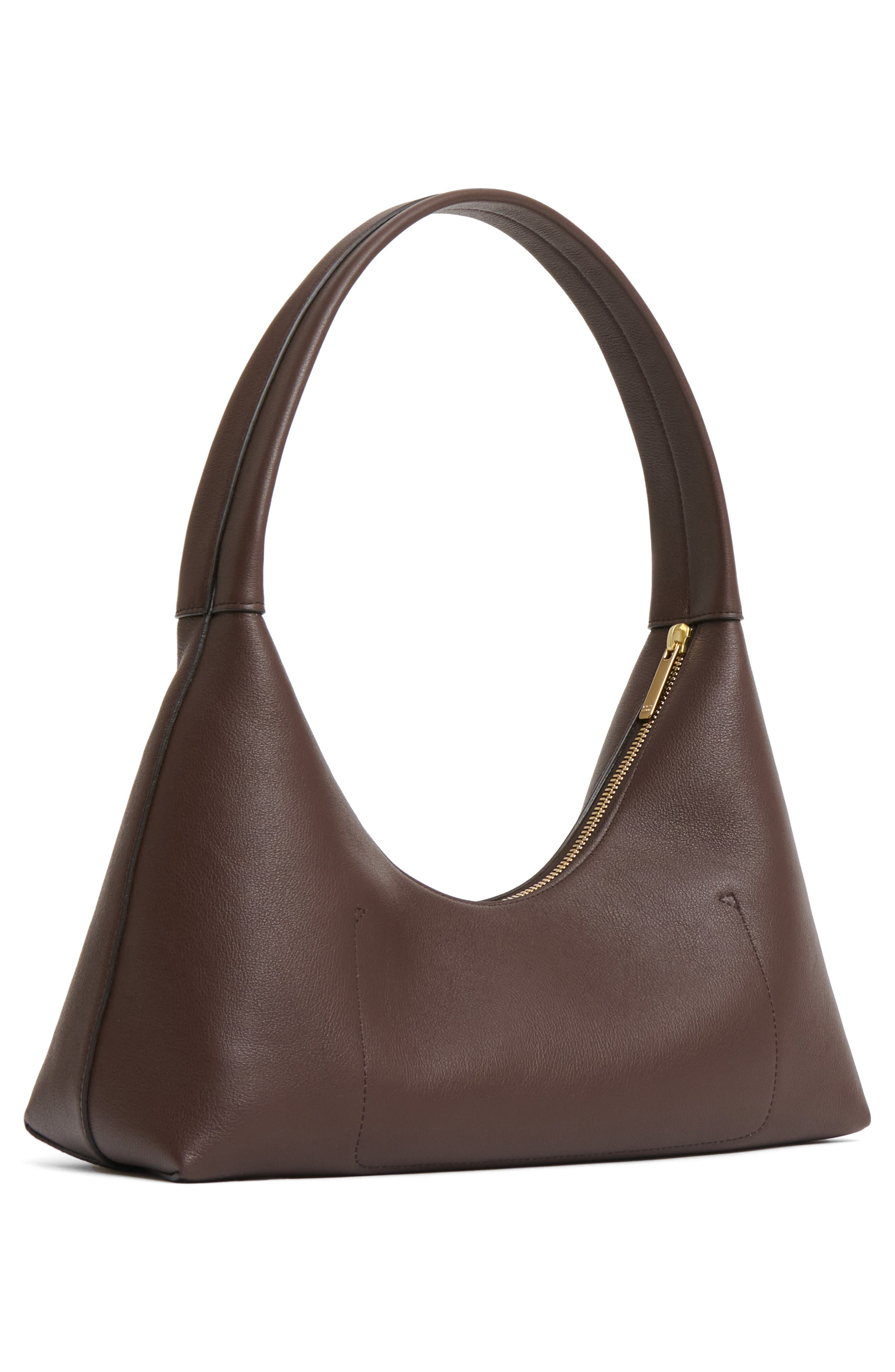 Mansur Gavriel Candy Baguette Leather Shoulder Bag in Chocolate at Nordstrom - 2