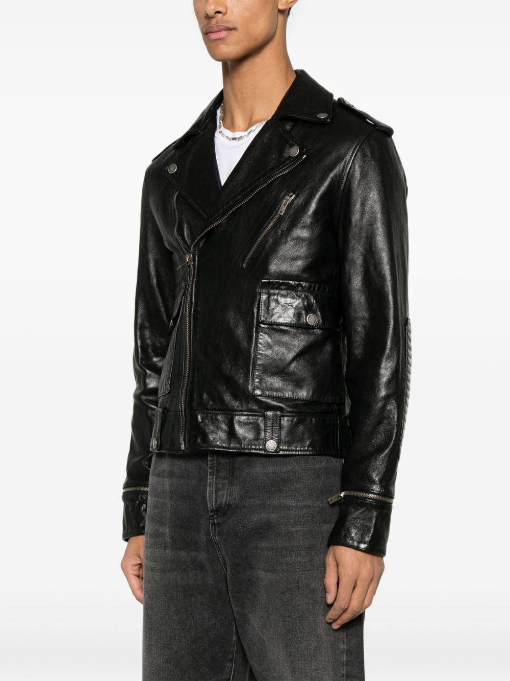 Golden Goose Black Leather Jacket - 2