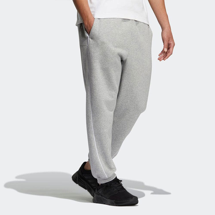 Men's adidas Solid Color Alphabet Logo Casual Sports Pants/Trousers/Joggers Gray HM2681 - 4
