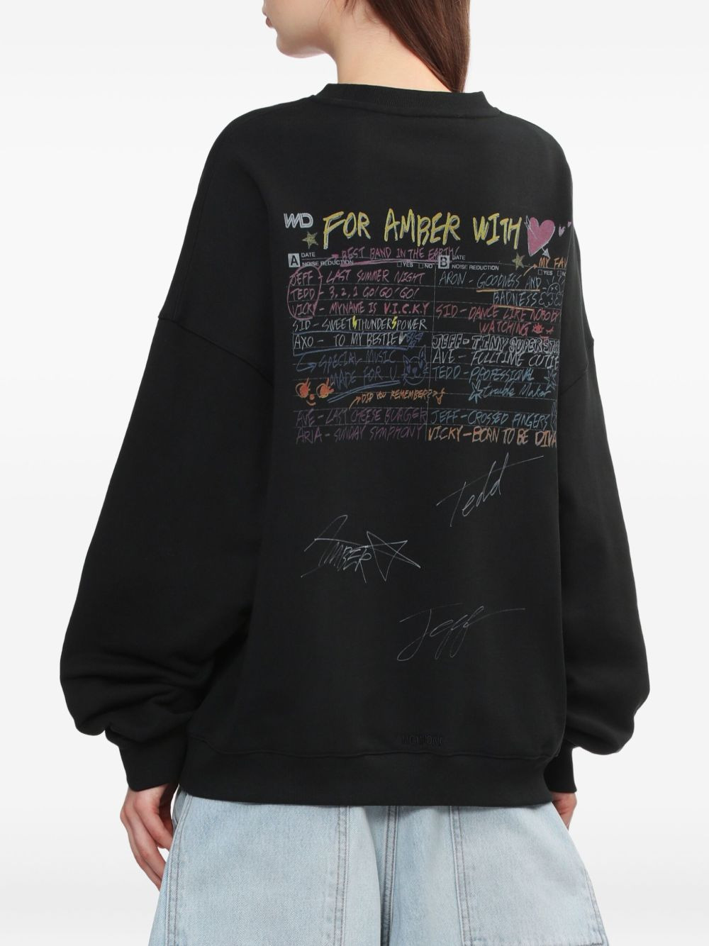 graphic-print sweatshirt - 4
