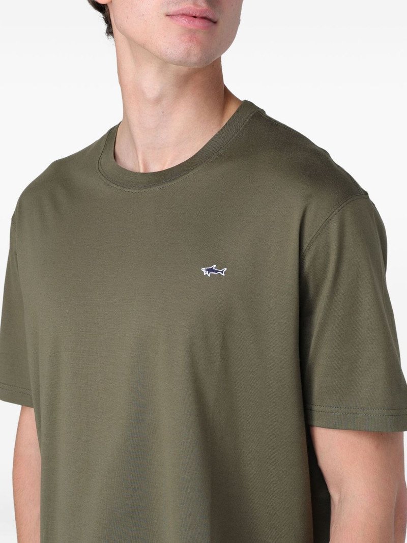logo-detail cotton T-shirt 3