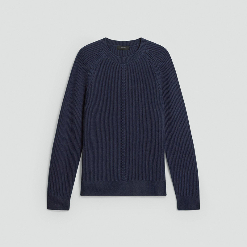 Crewneck Sweater in Wool-Cashmere 1