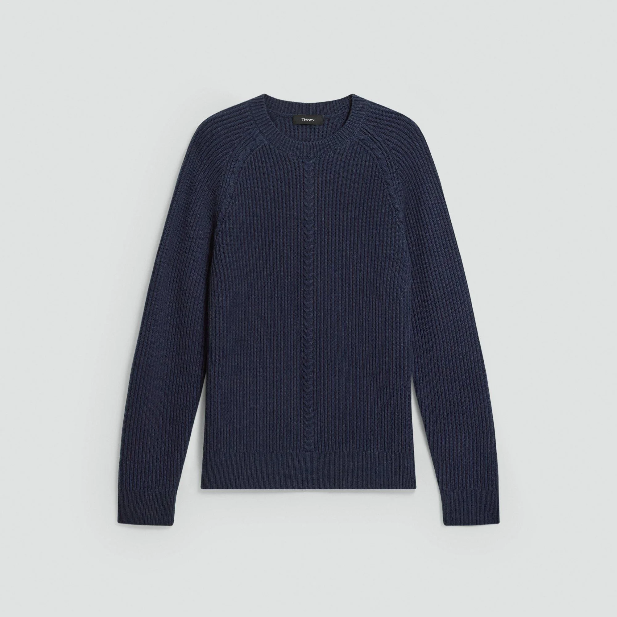 Crewneck Sweater in Wool-Cashmere - 1
