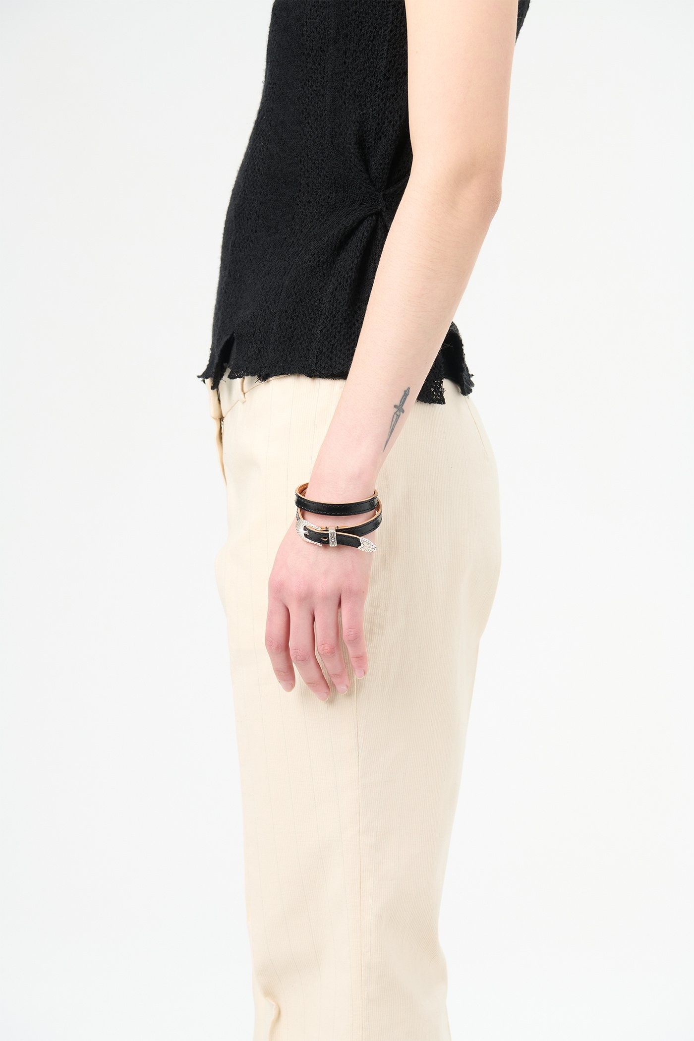 Cowboy Wrap Around Deep Black Leather - 6