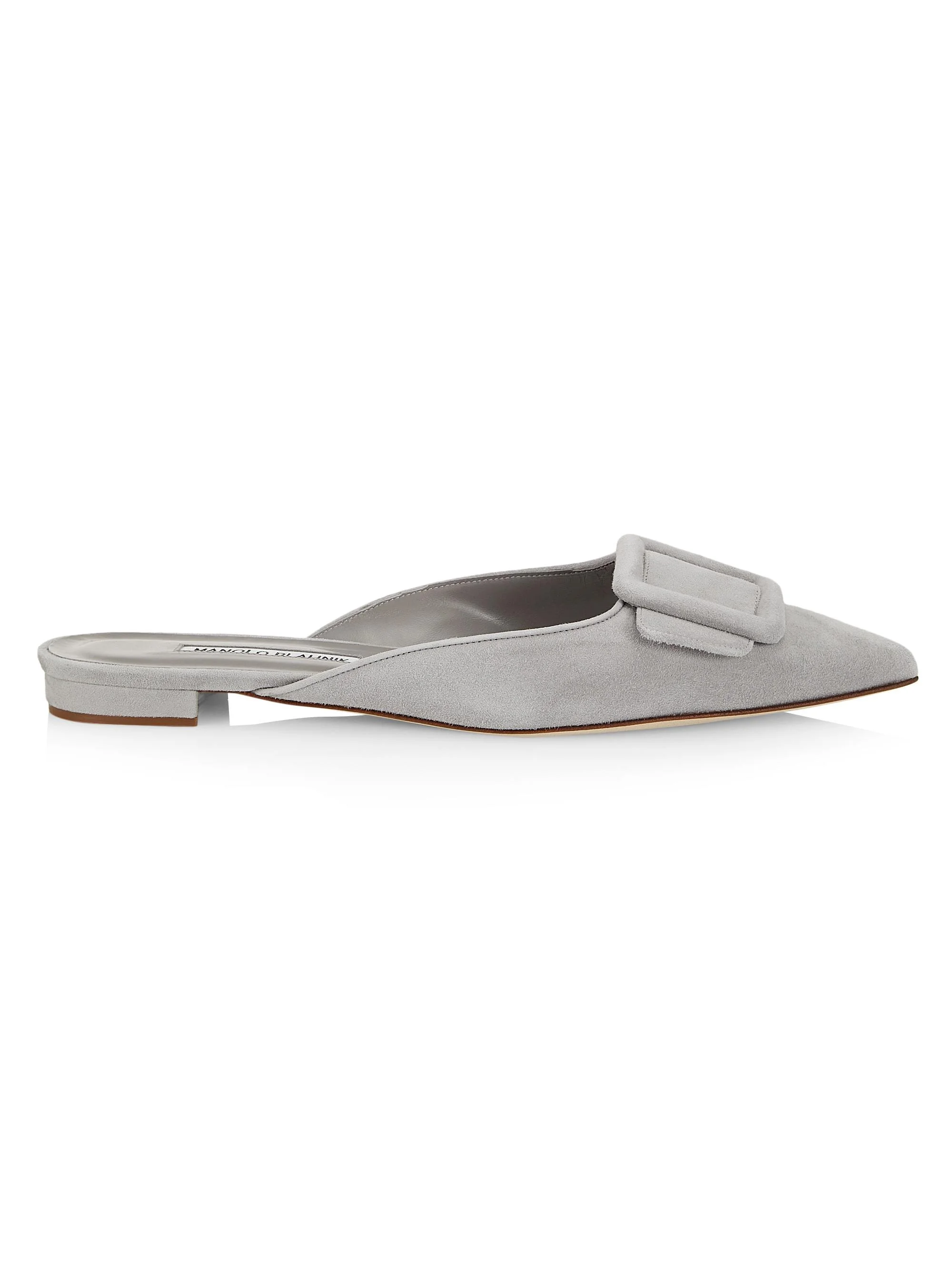 Women's Maysale Suede Flats - Grey - 1