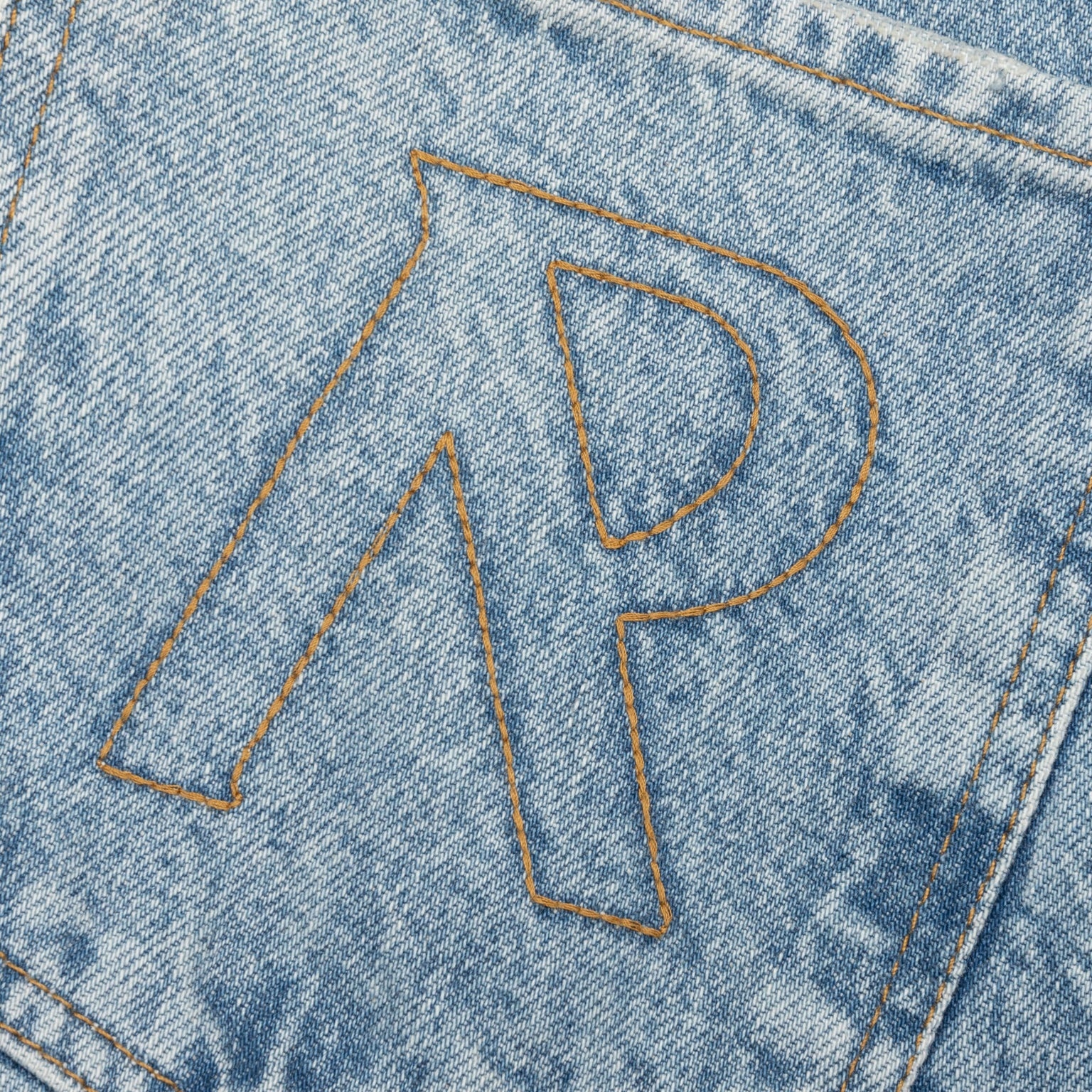 TAILORED DENIM SHORTS - BLUE - 4