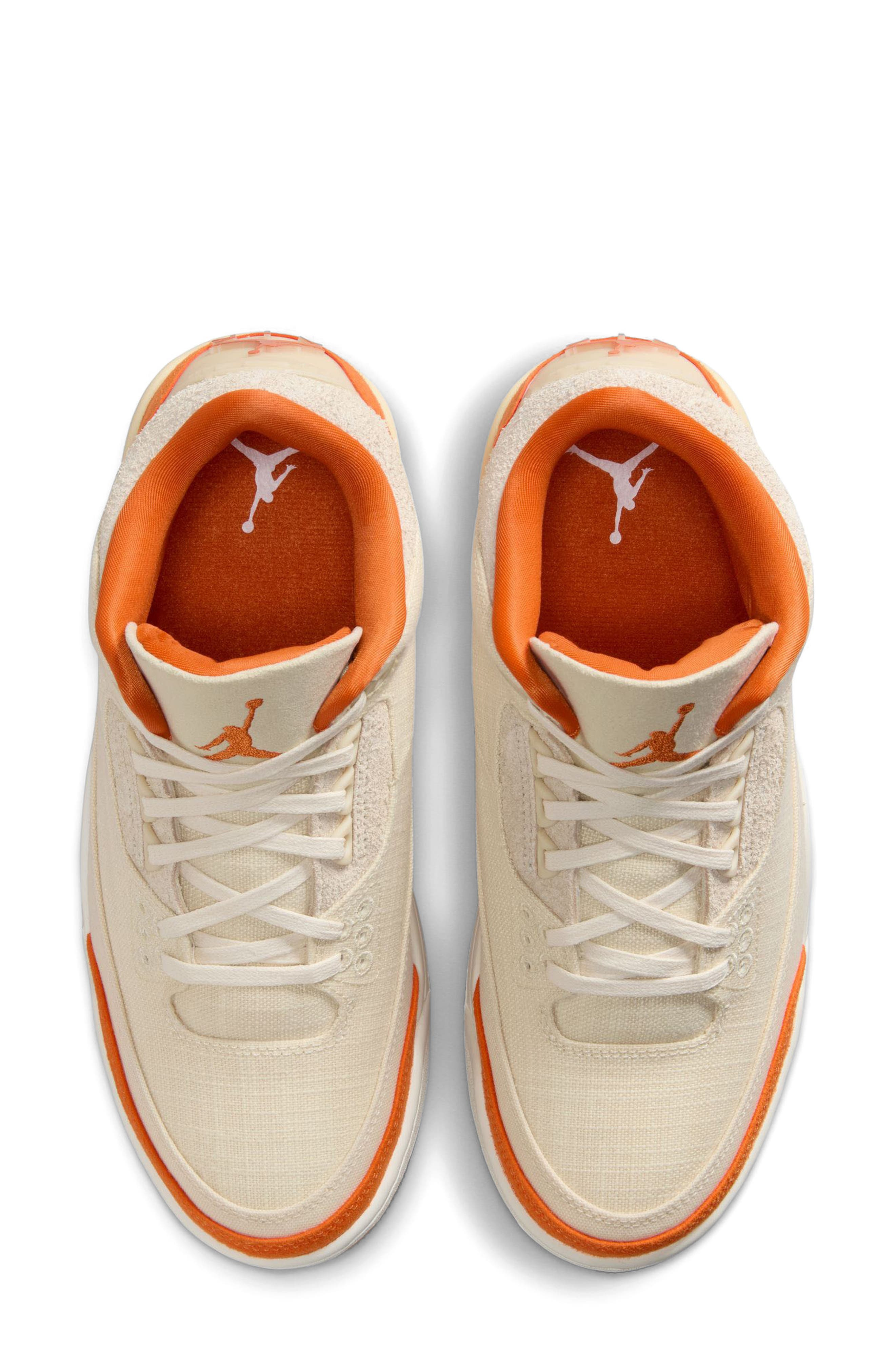 Air Jordan 3 'Starfish' Basketball Sneaker in Fossil/Starfish/Sail at Nordstrom - 2