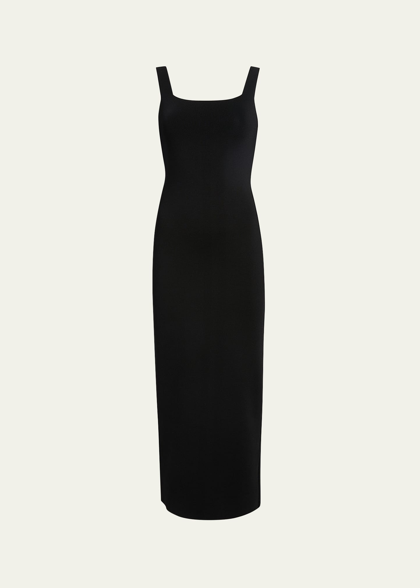 Dixi Square-Neck Sleeveless Knit Maxi Dress - 1