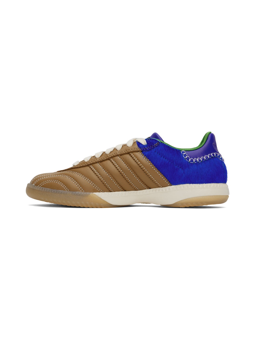 Brown & Blue adidas Originals Edition Pony Samba Millennium Sneakers - 3