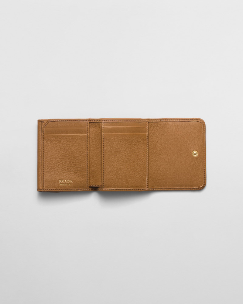 Prada Small Saffiano leather wallet outlook
