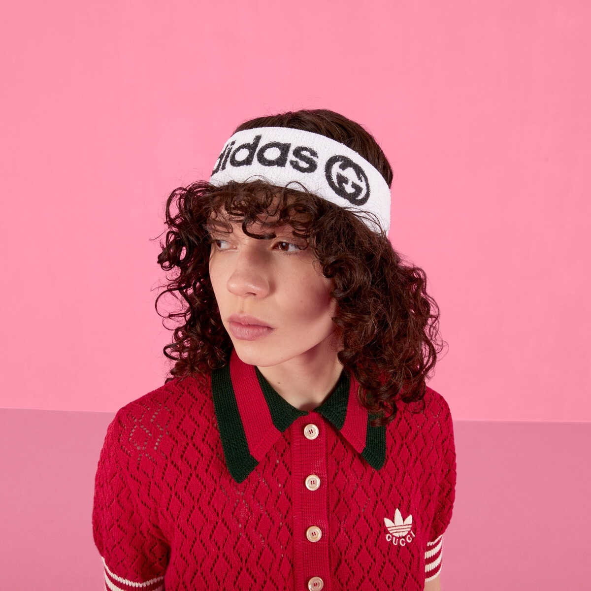 adidas x Gucci cotton sponge headband - 3