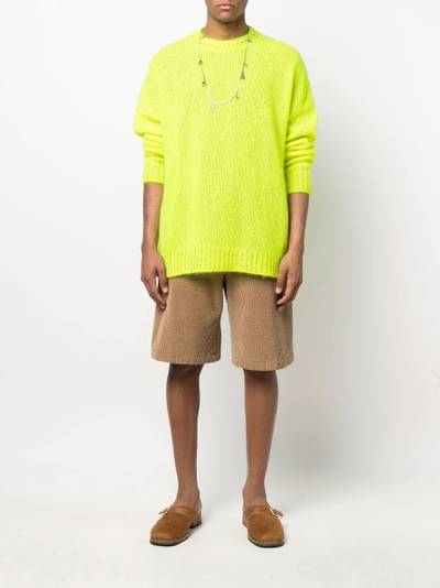 Loewe knitted crew-neck jumper outlook