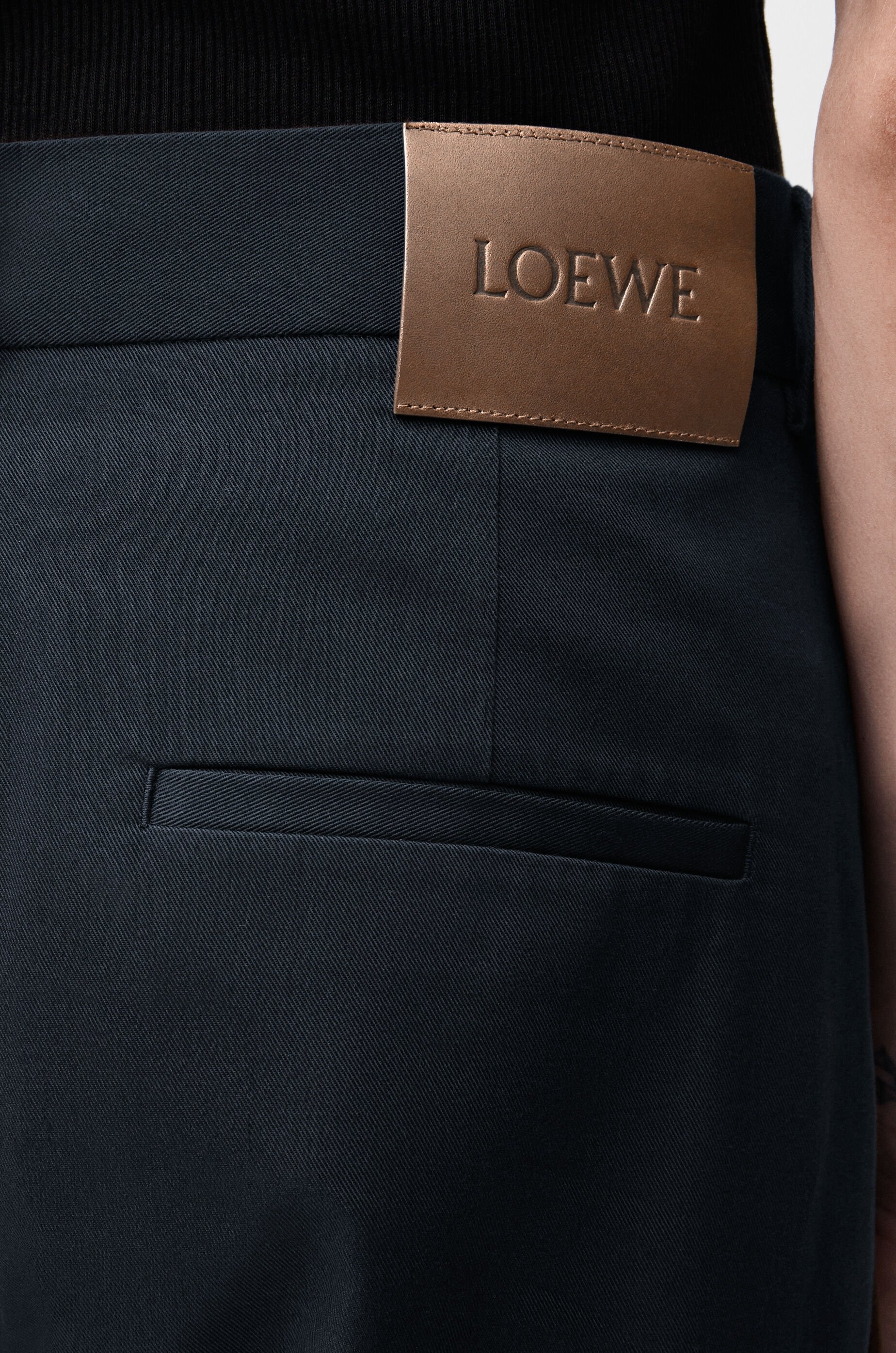 Pleated trousers in cotton - 5