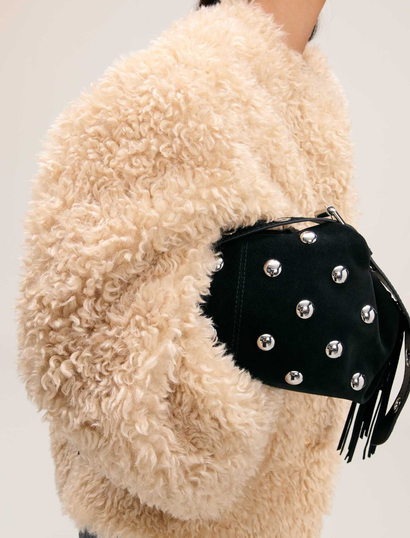 Short faux fur coat 8