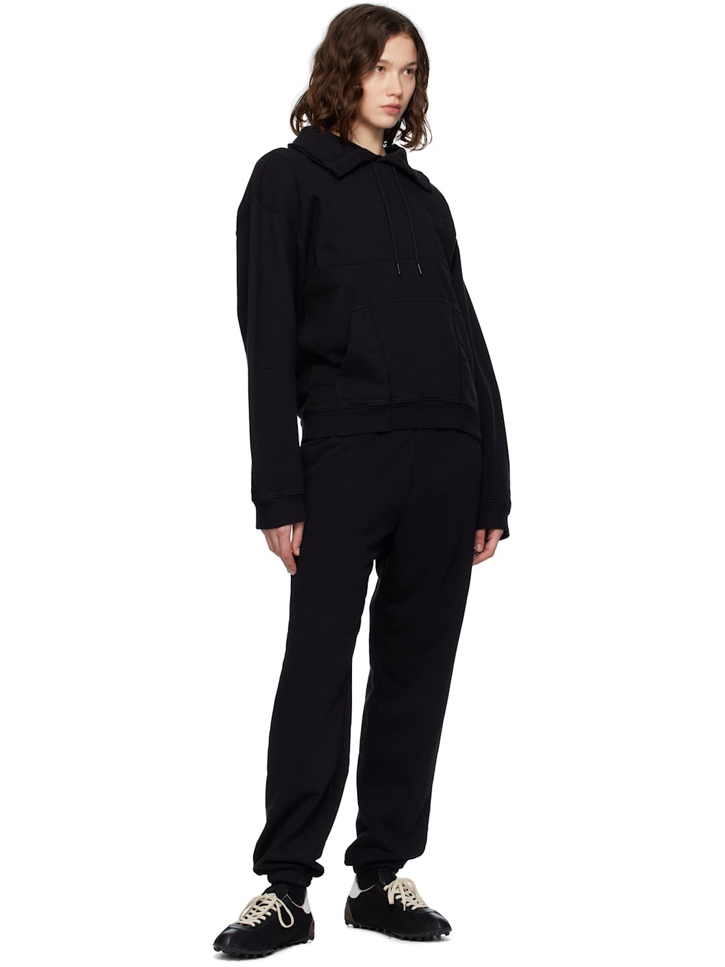 Black Collared Sweatshirt - 4