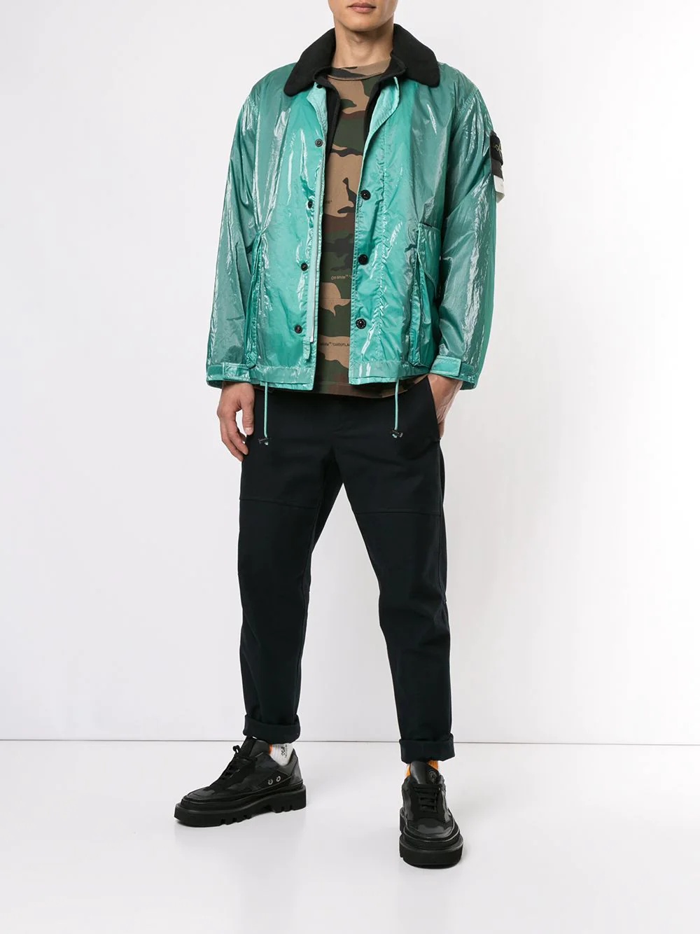 x Stone Island New Silk Light jacket - 2